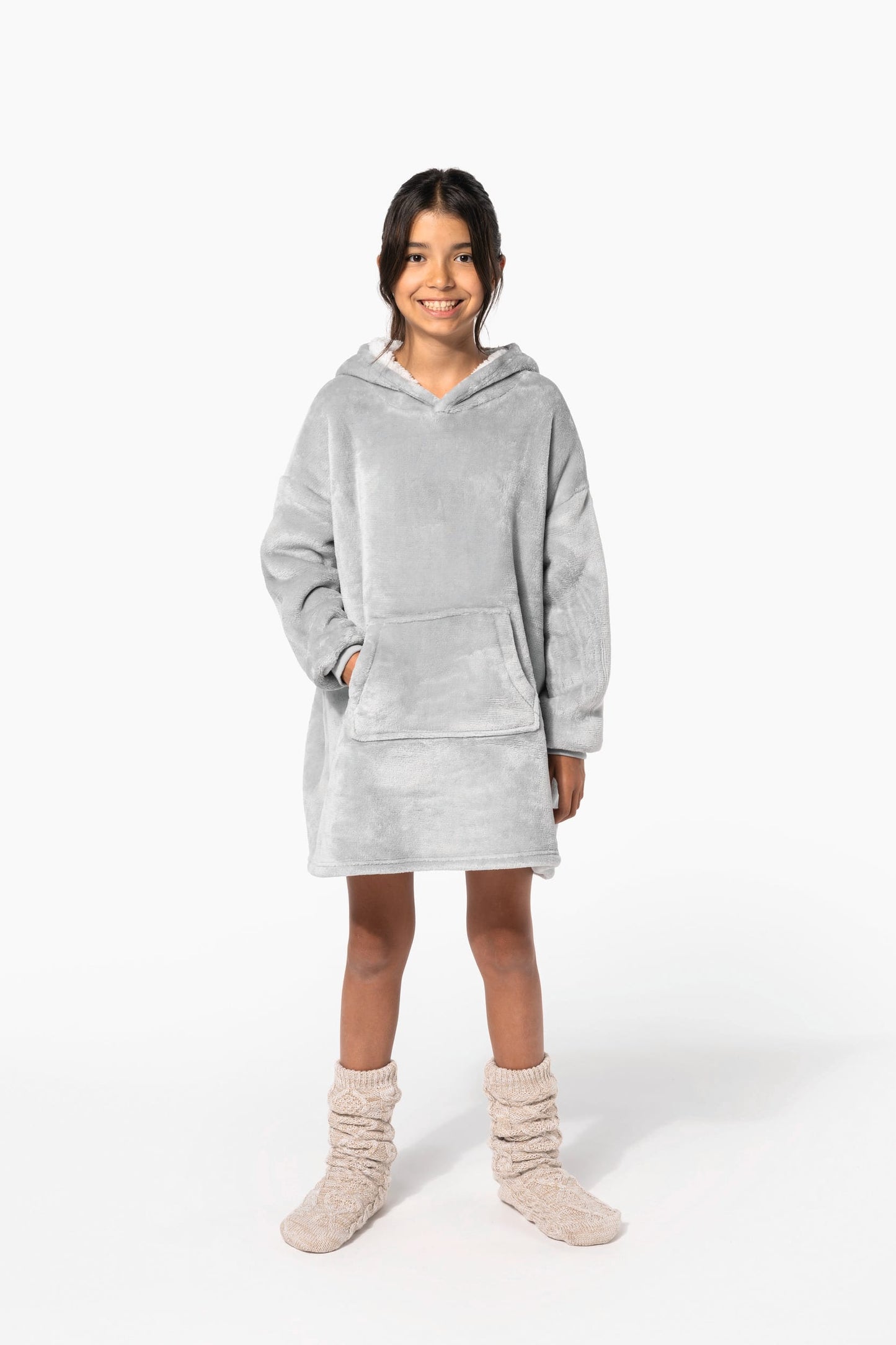 K430 - Plaid poncho bambino