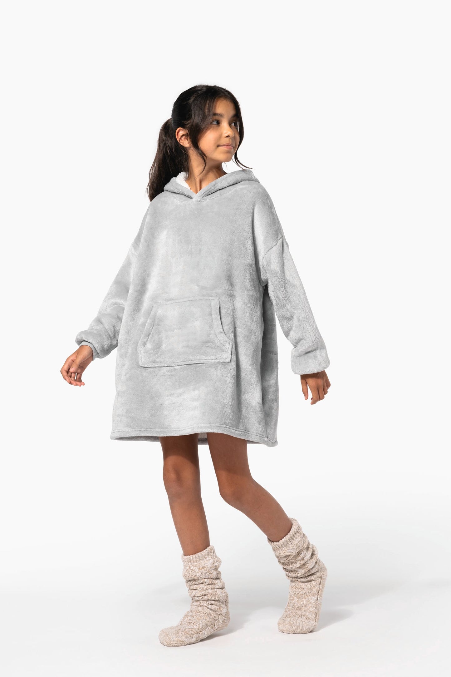 K430 - Plaid poncho bambino