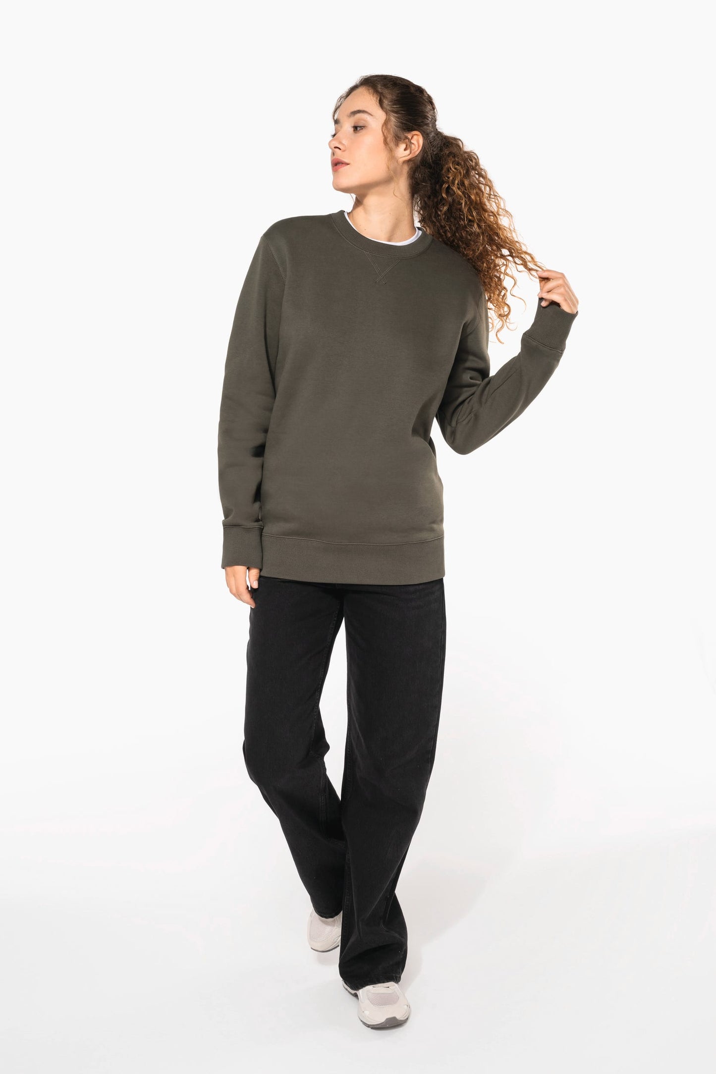 K442C - Felpa girocollo unisex