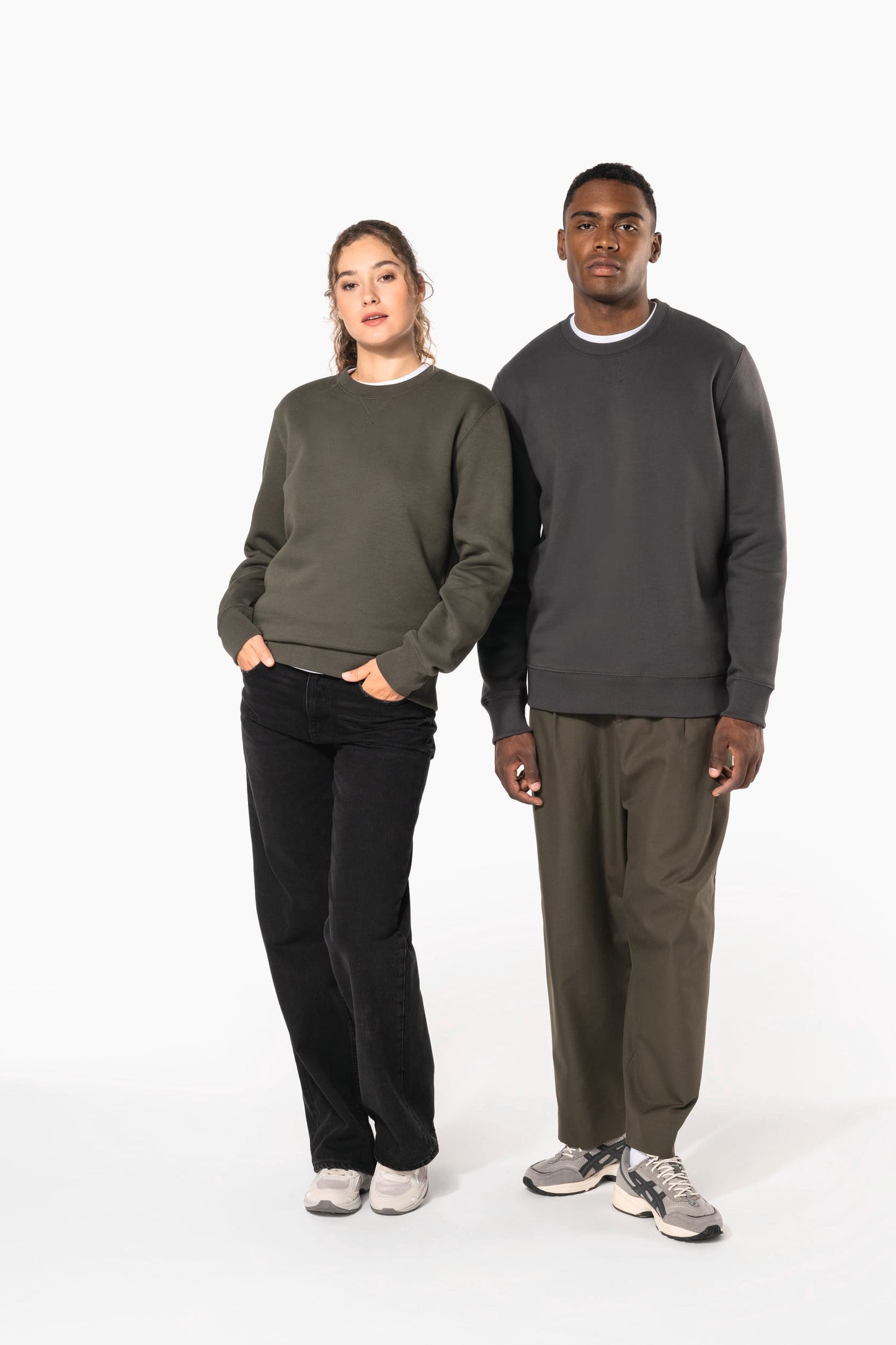 K442C - Felpa girocollo unisex