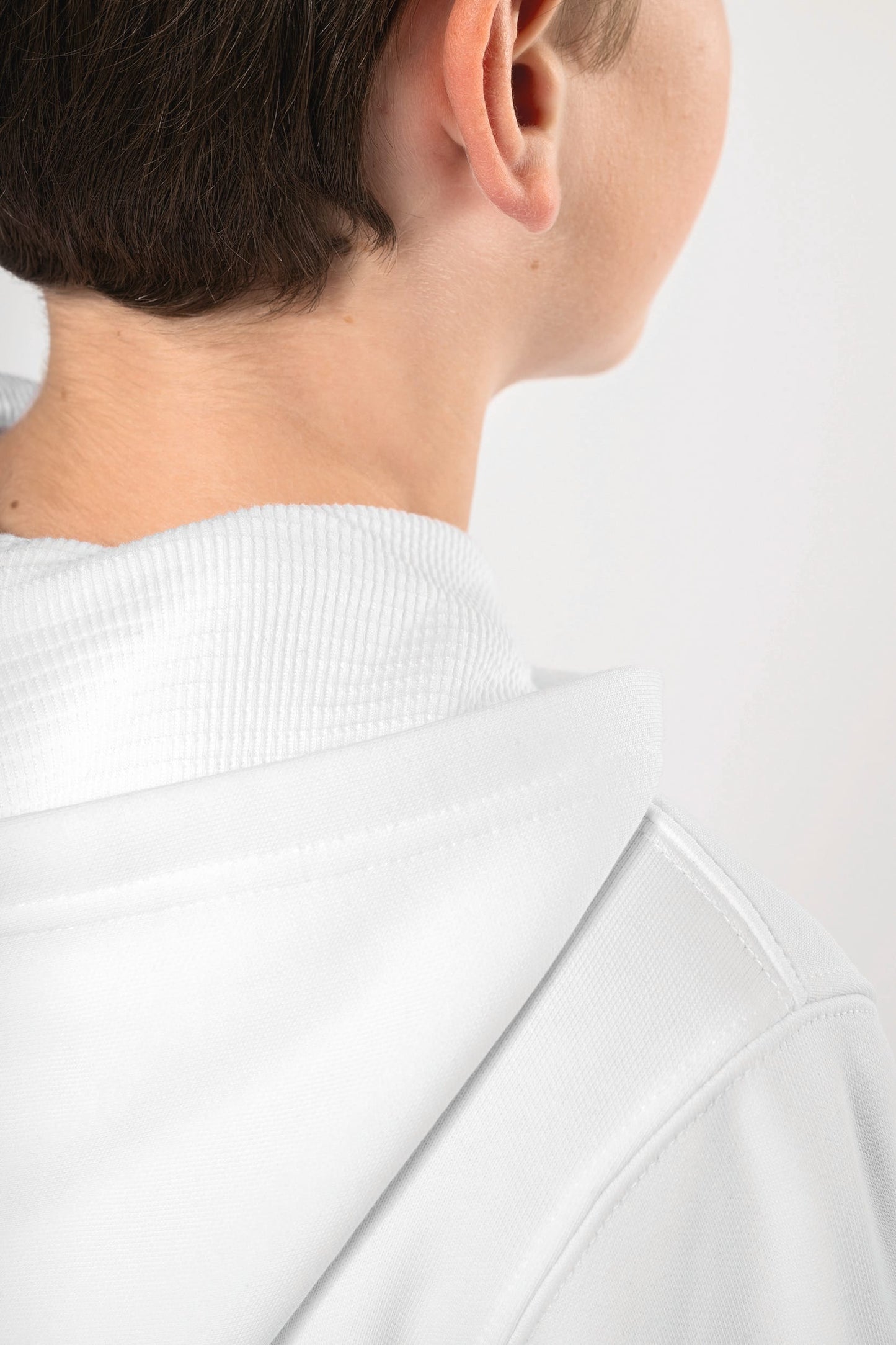 K455 - Felpa bambino full zip con cappuccio