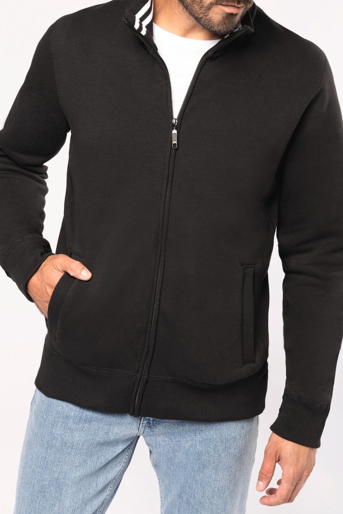 K456CC - Felpa uomo full zip