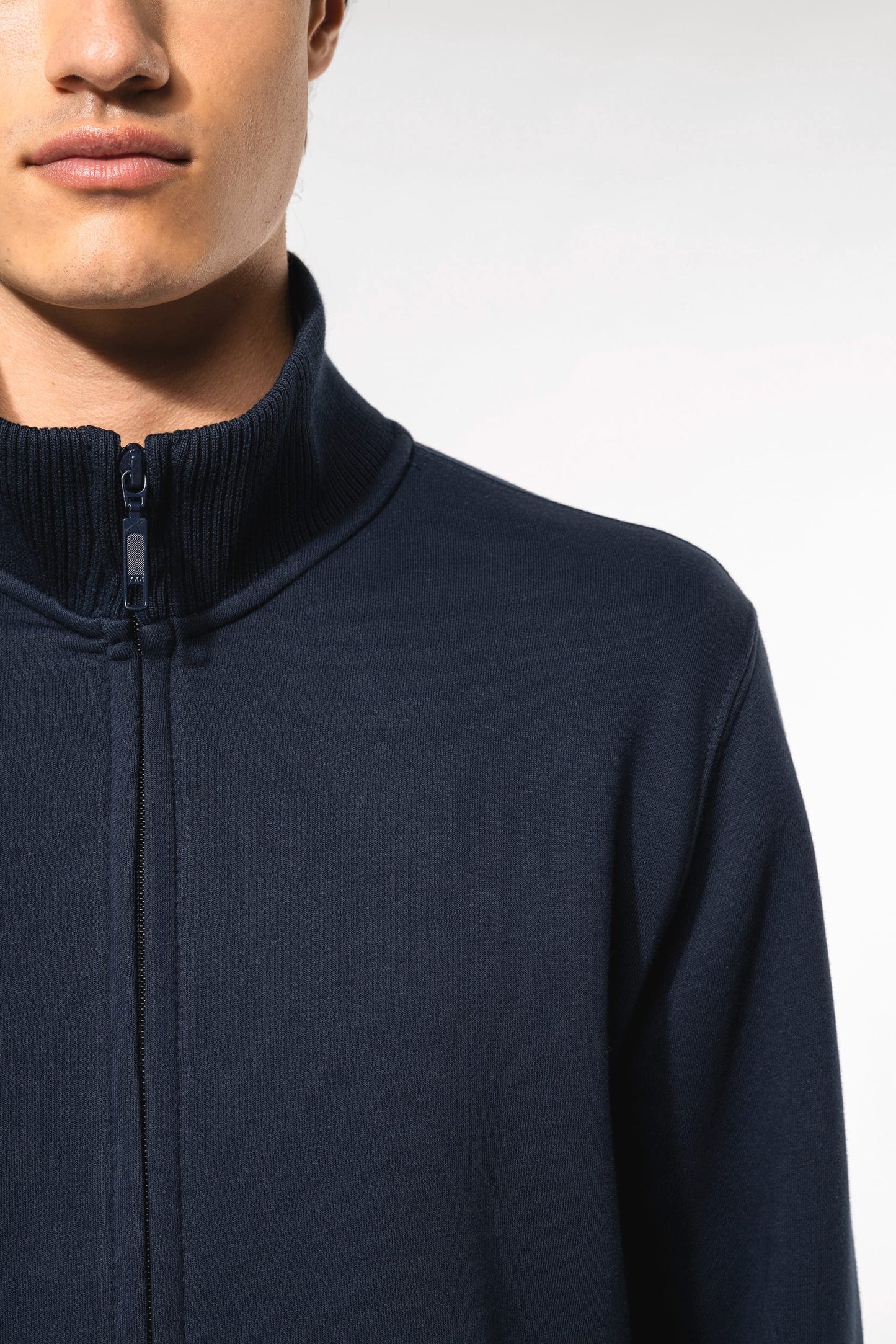 K456 - Felpa uomo full zip