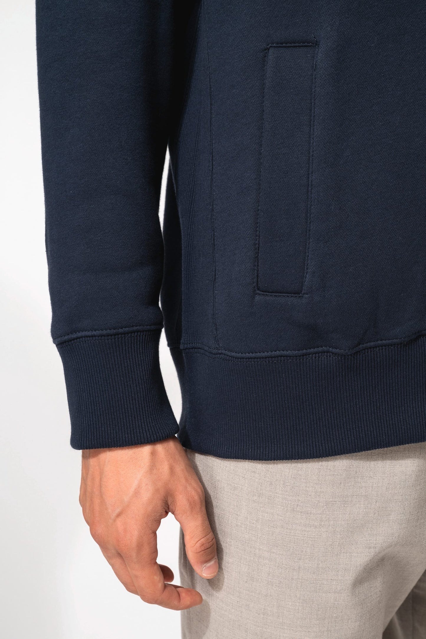 K456CC - Felpa uomo full zip