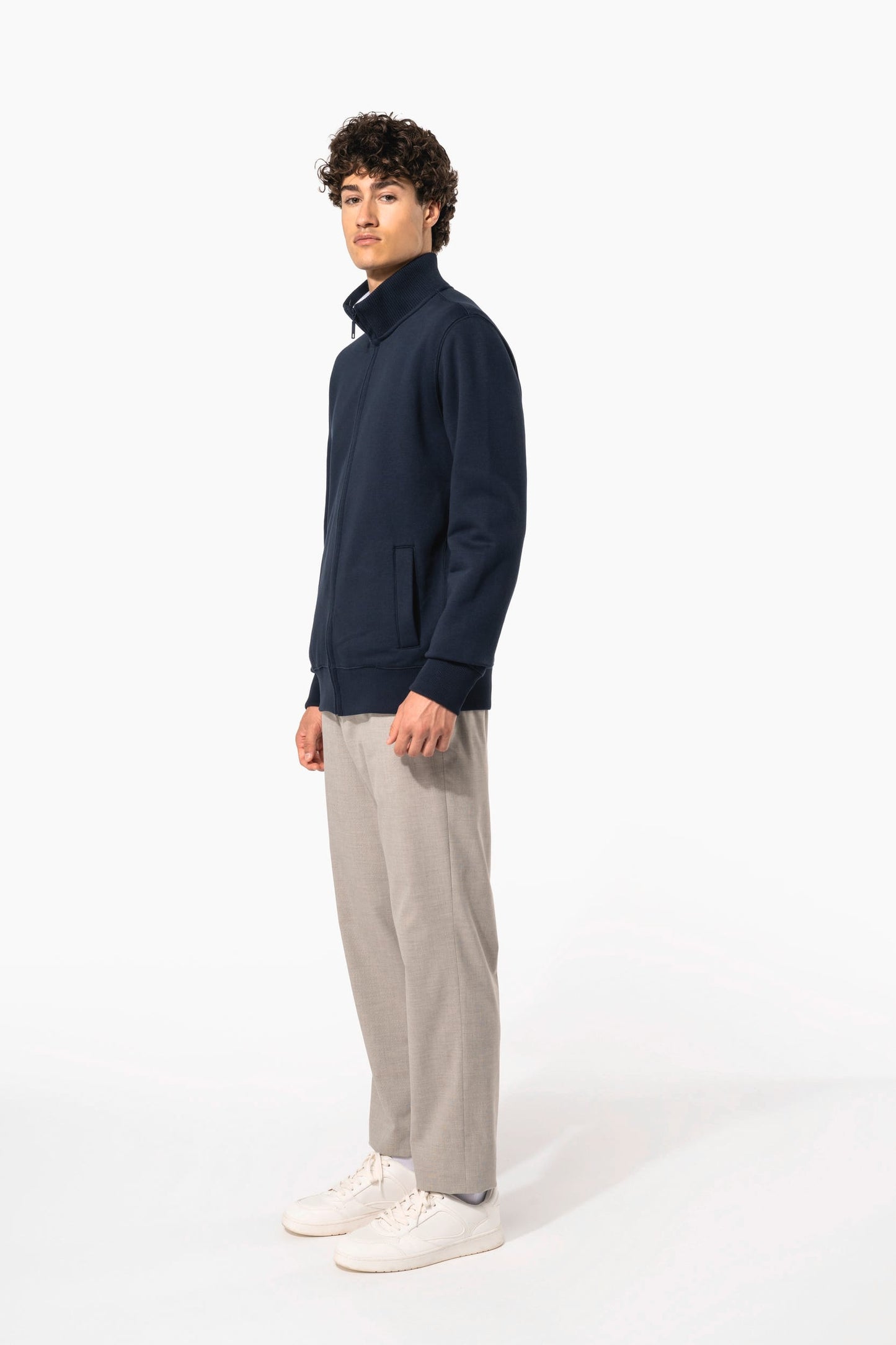 K456CC - Felpa uomo full zip
