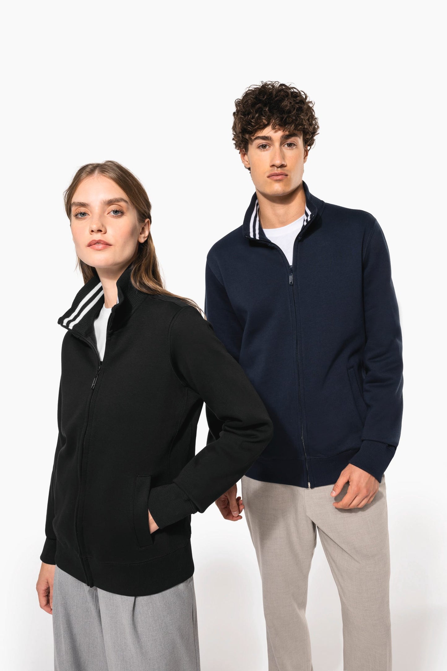 K456CC - Felpa uomo full zip