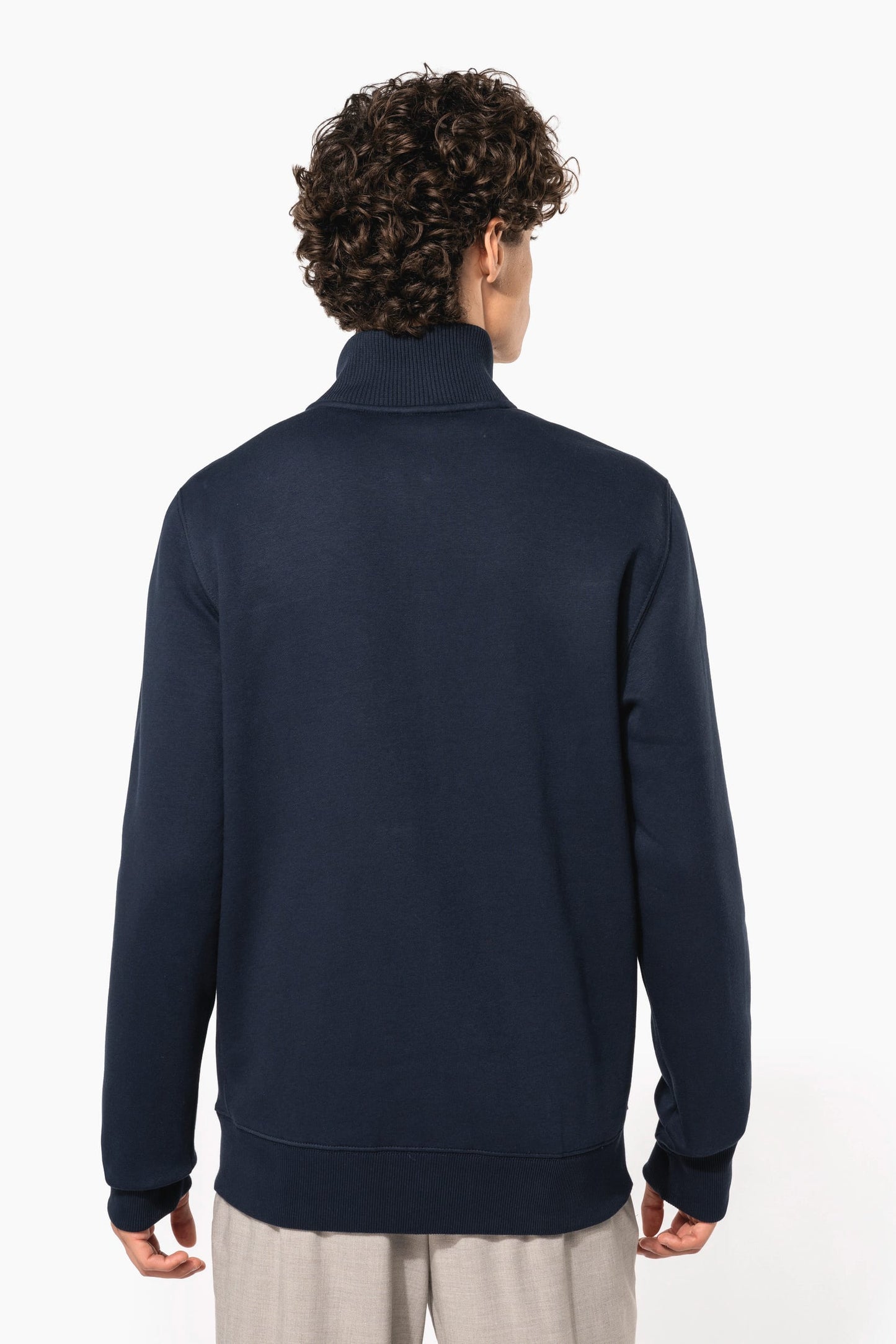 K456 - Felpa uomo full zip