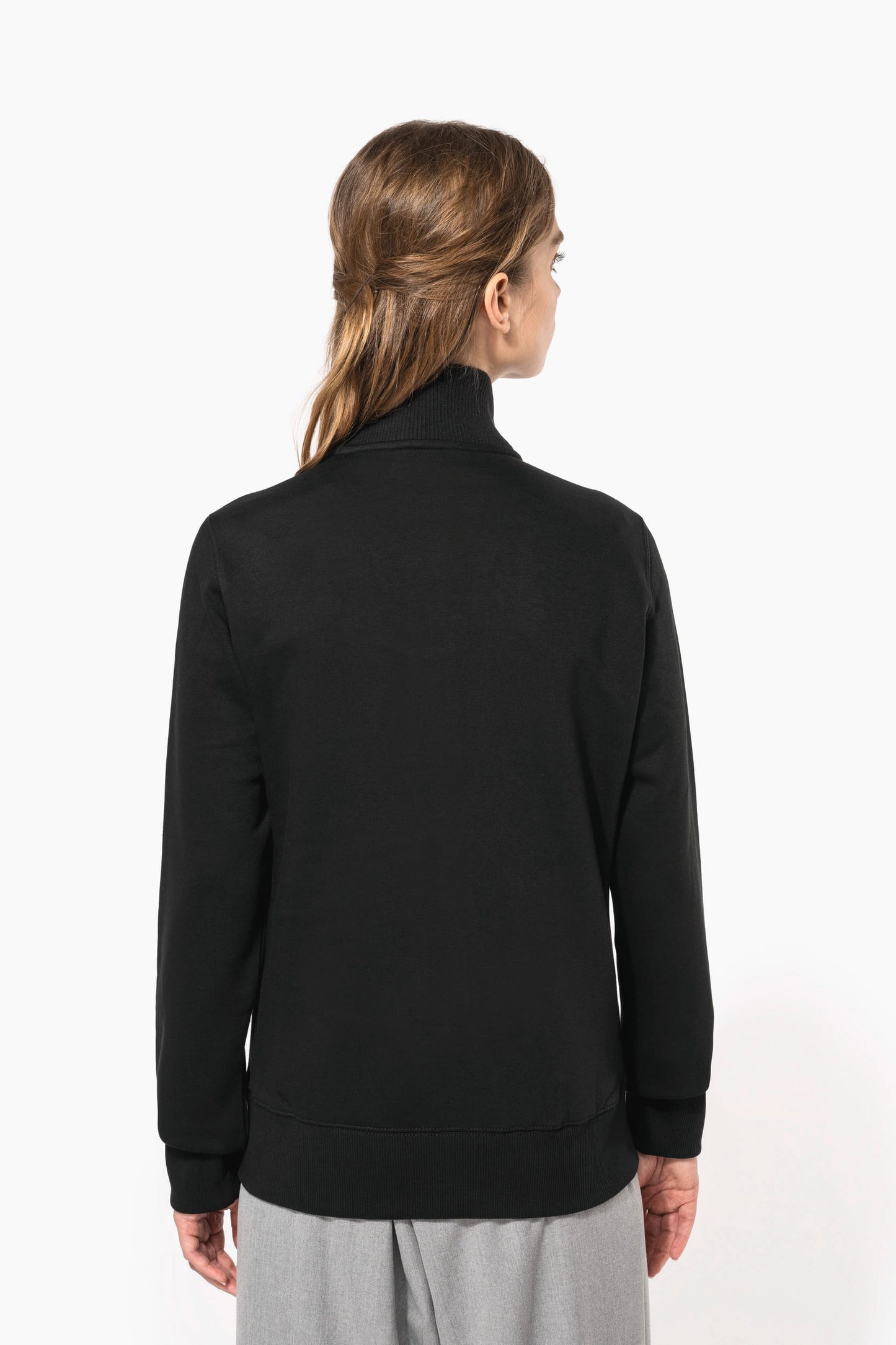 K457 - Felpa donna full zip