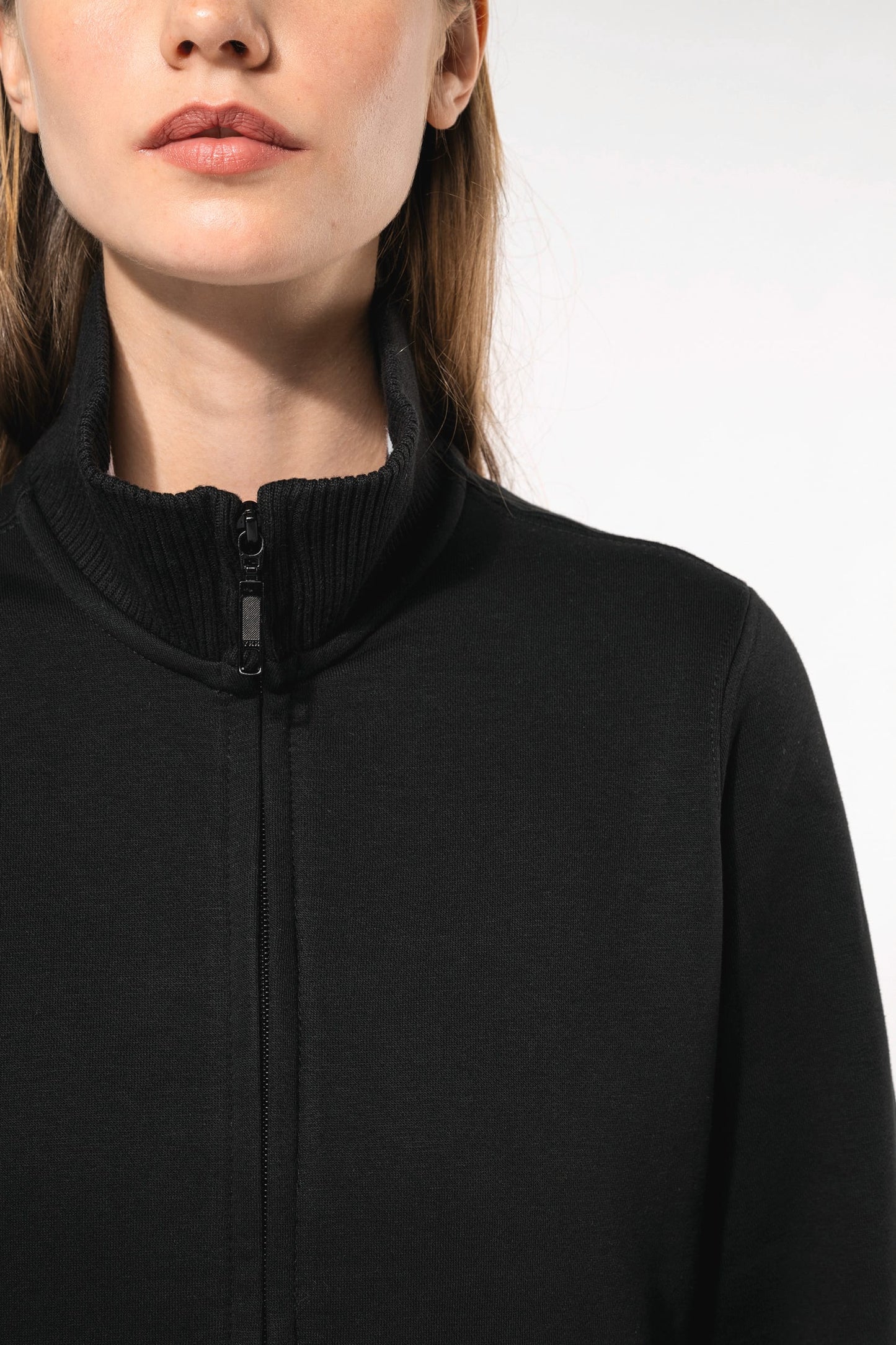 K457 - Felpa donna full zip