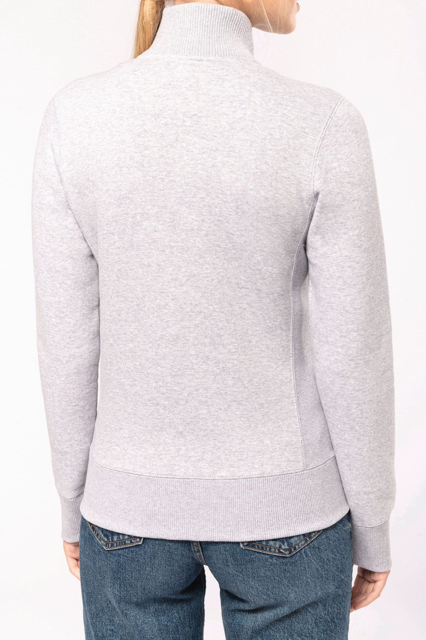 K457 - Felpa donna full zip