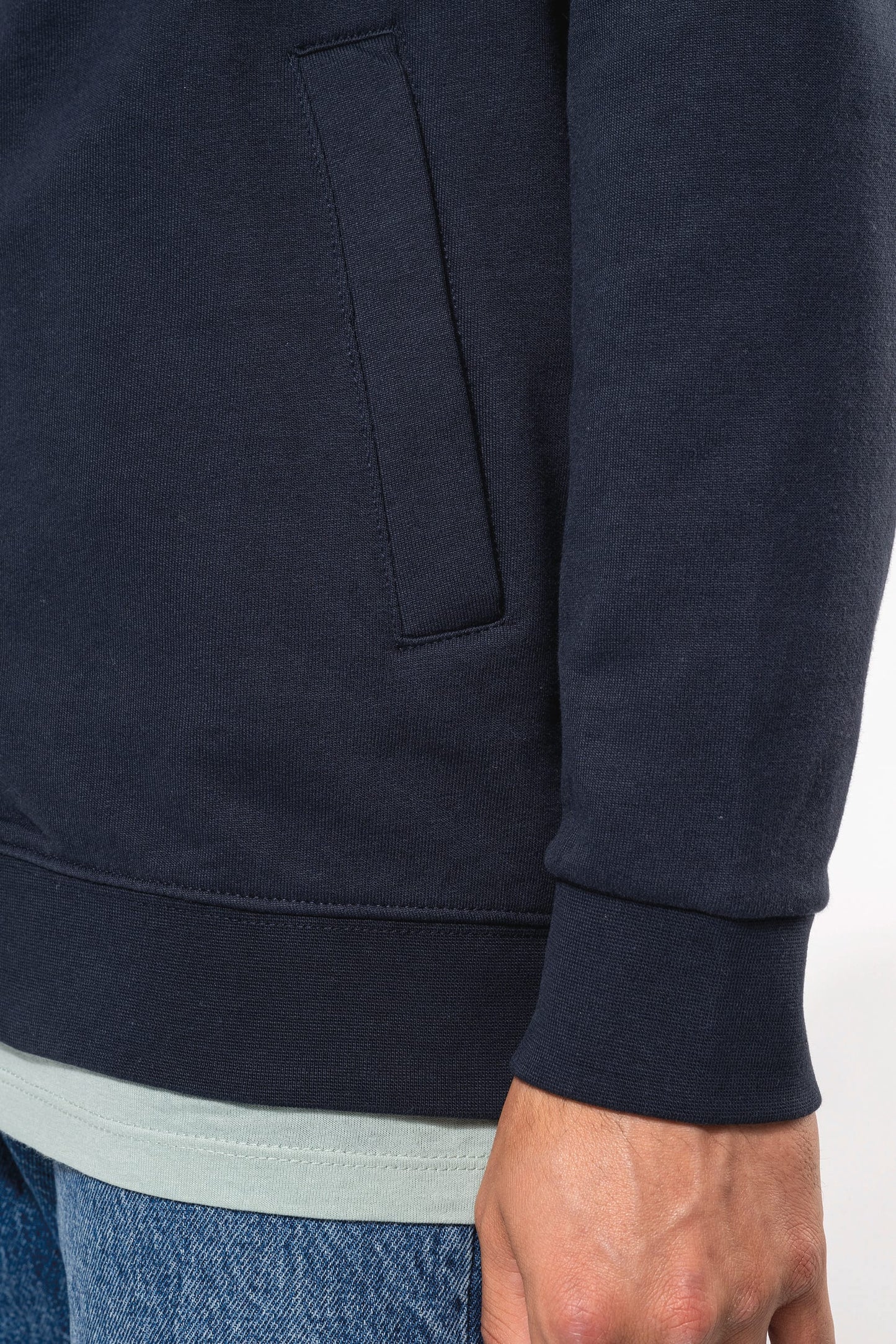 K472 - Felpa unisex Full zip