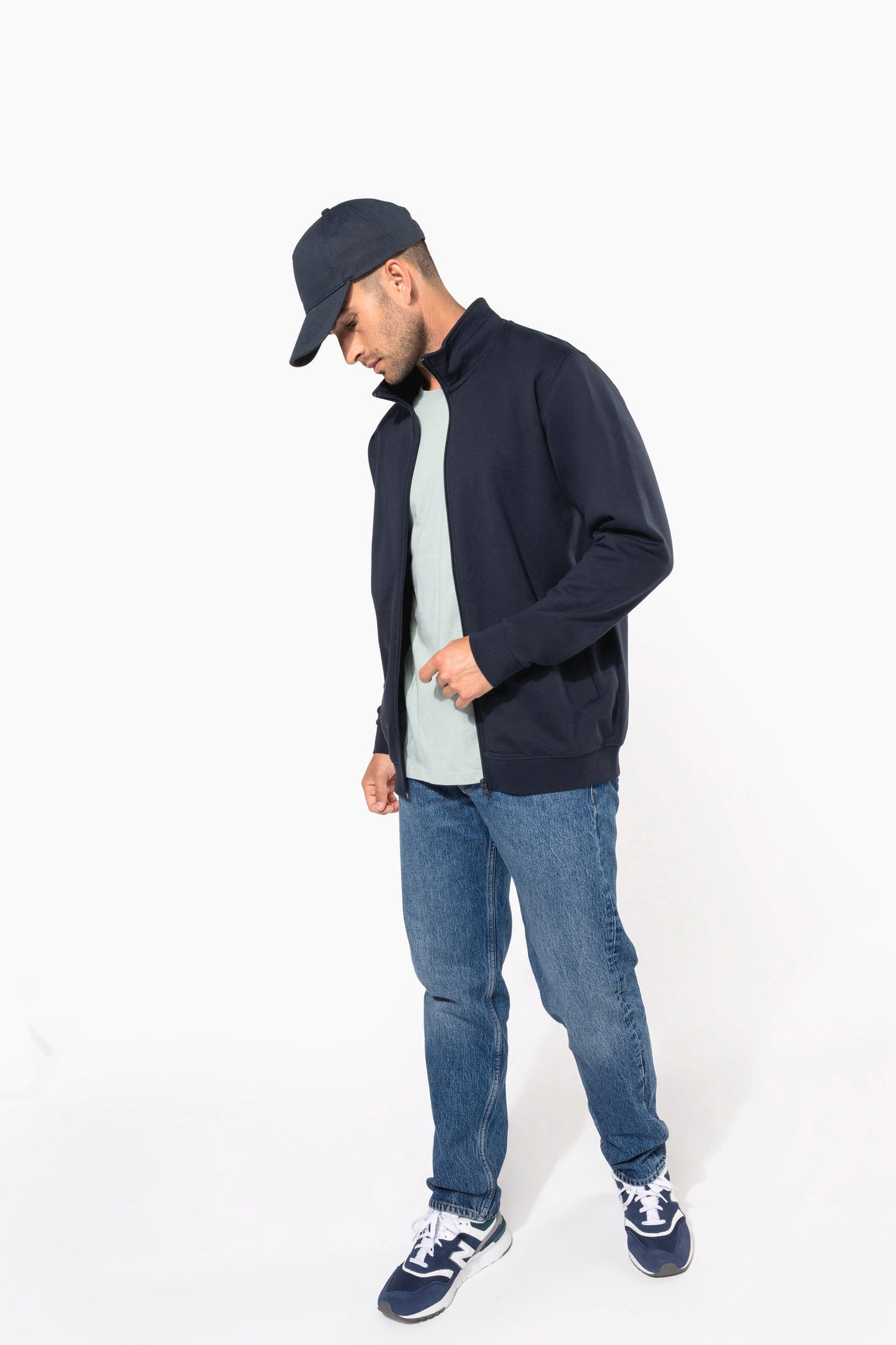 K472 - Felpa unisex Full zip