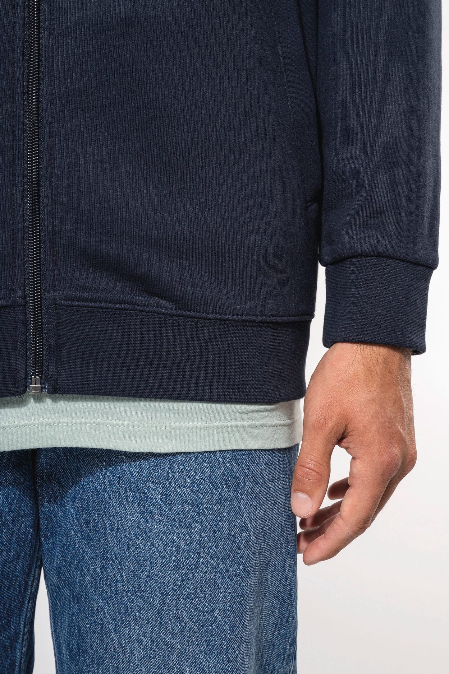 K472 - Felpa unisex Full zip