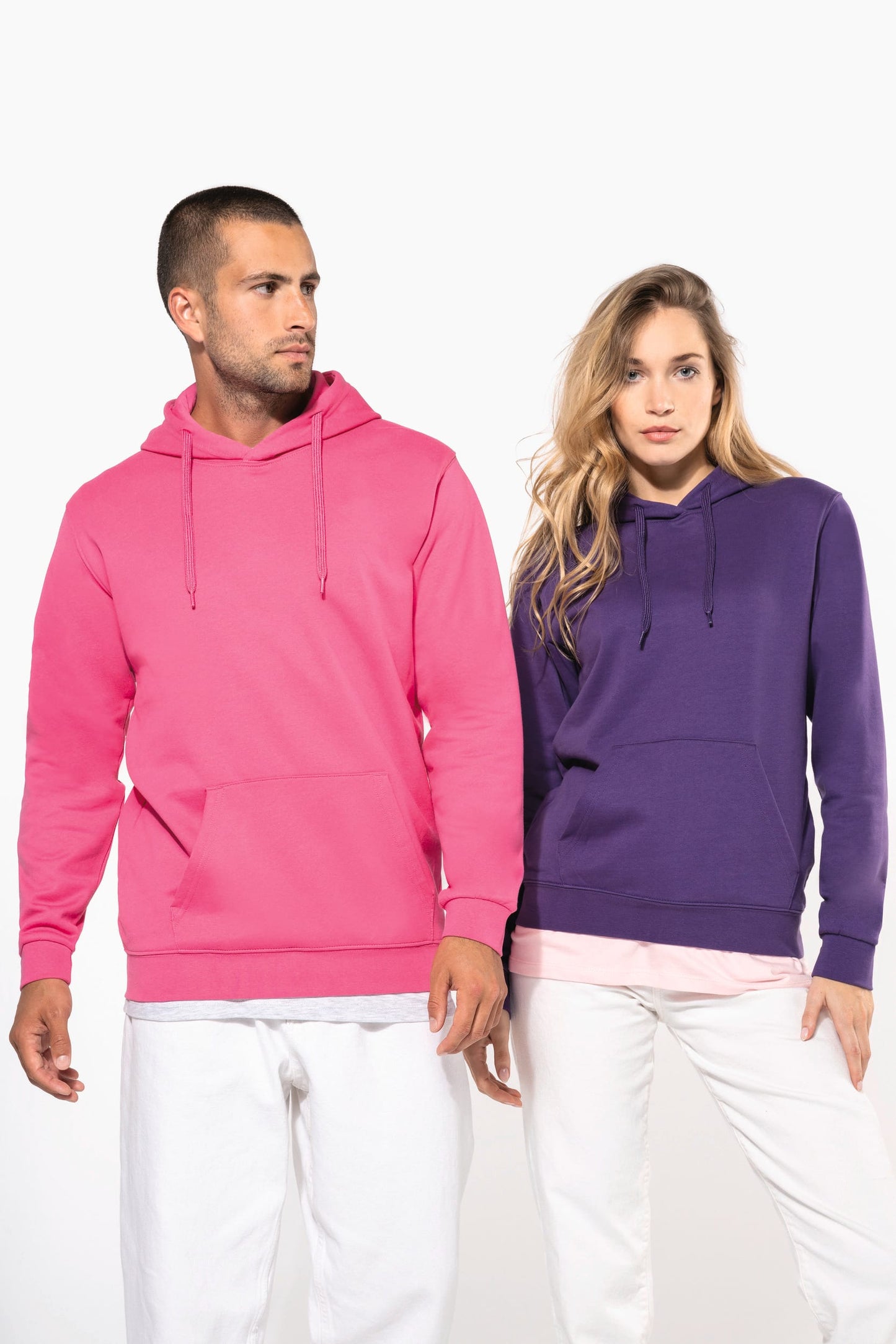 K476CC - Felpa uomo con cappuccio