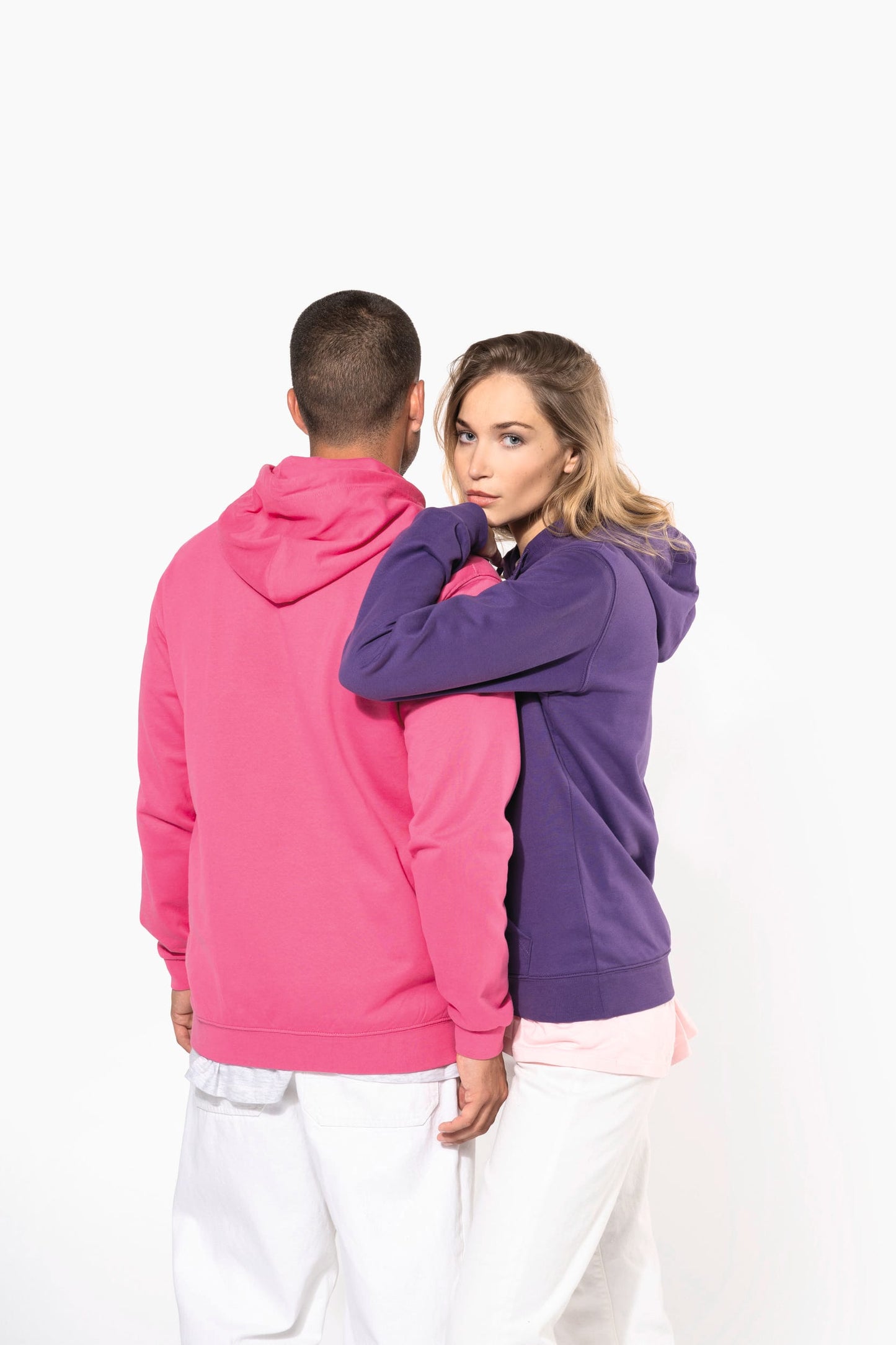 K476CC - Felpa uomo con cappuccio