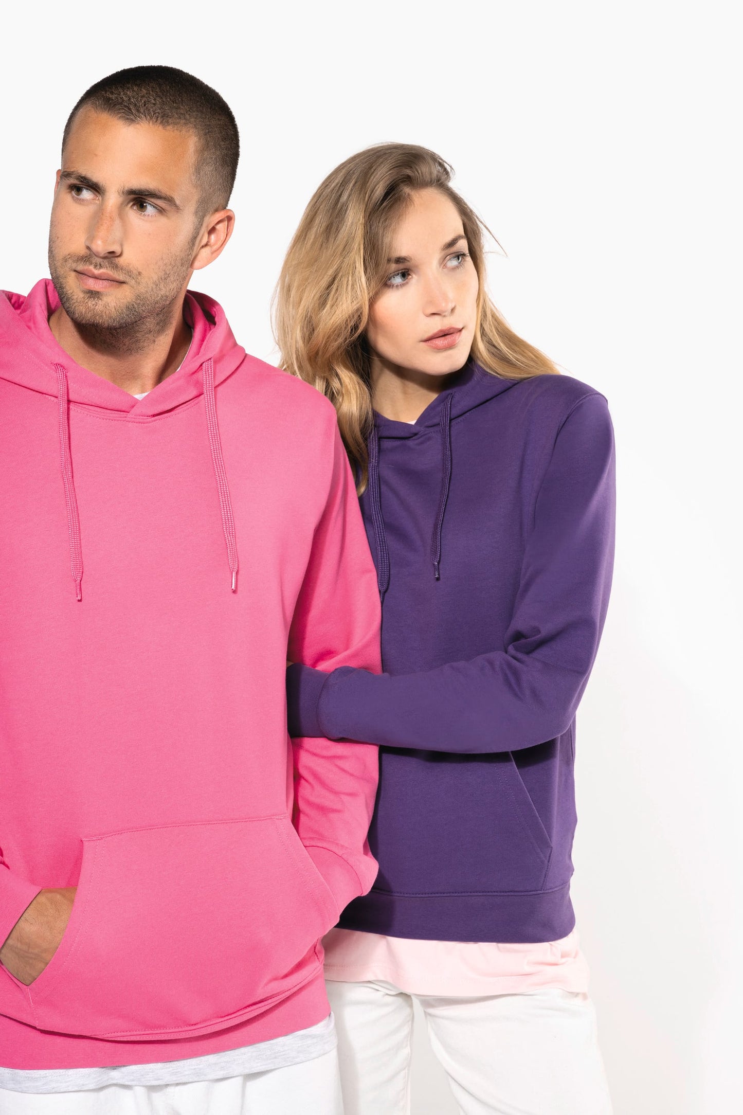 K476CC - Felpa uomo con cappuccio