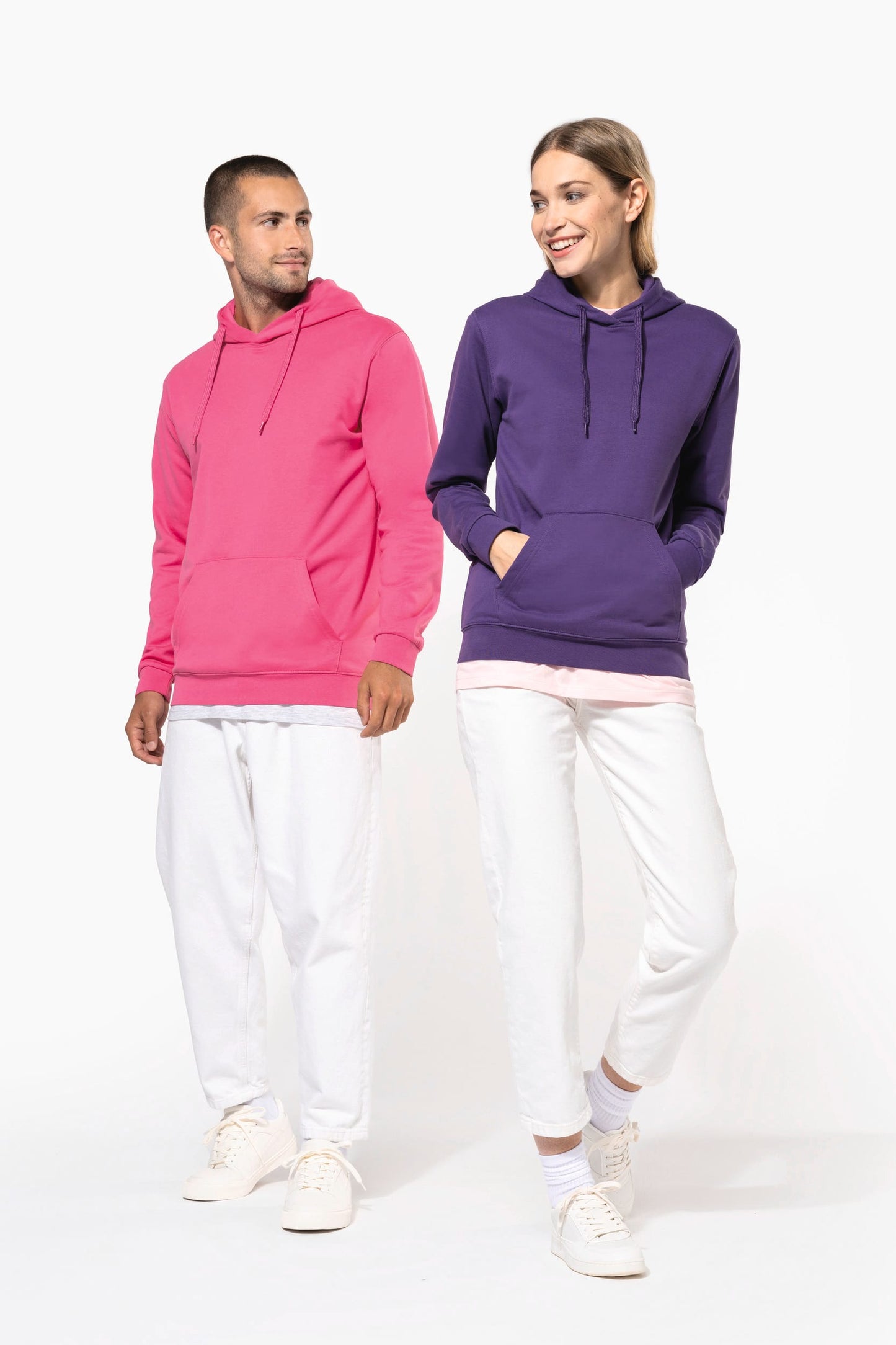 K476CC - Felpa uomo con cappuccio