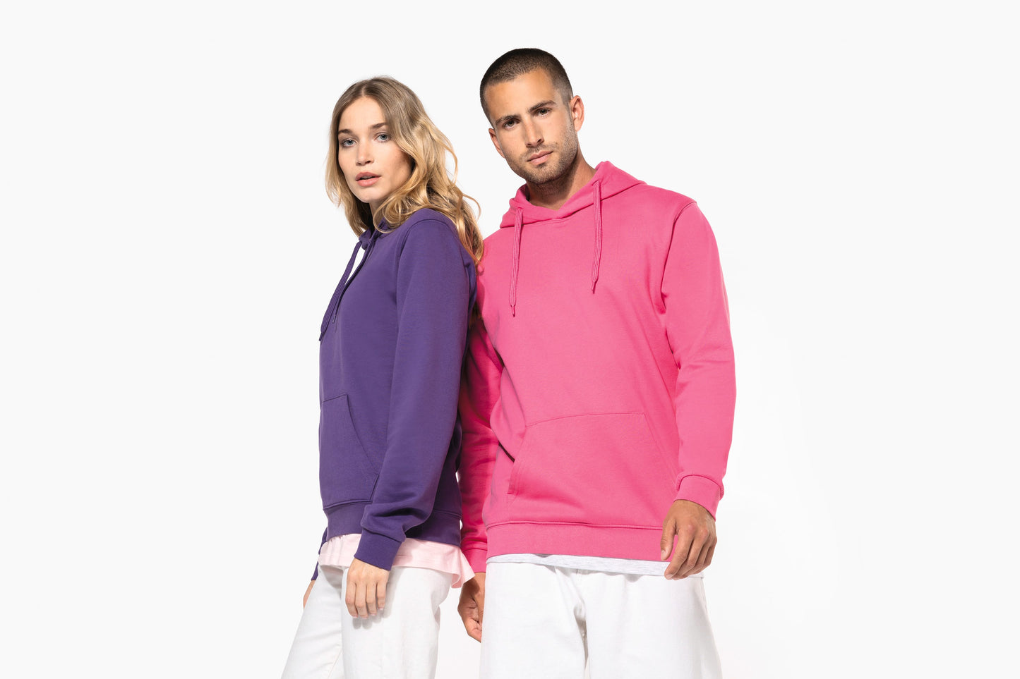 K476CC - Felpa uomo con cappuccio
