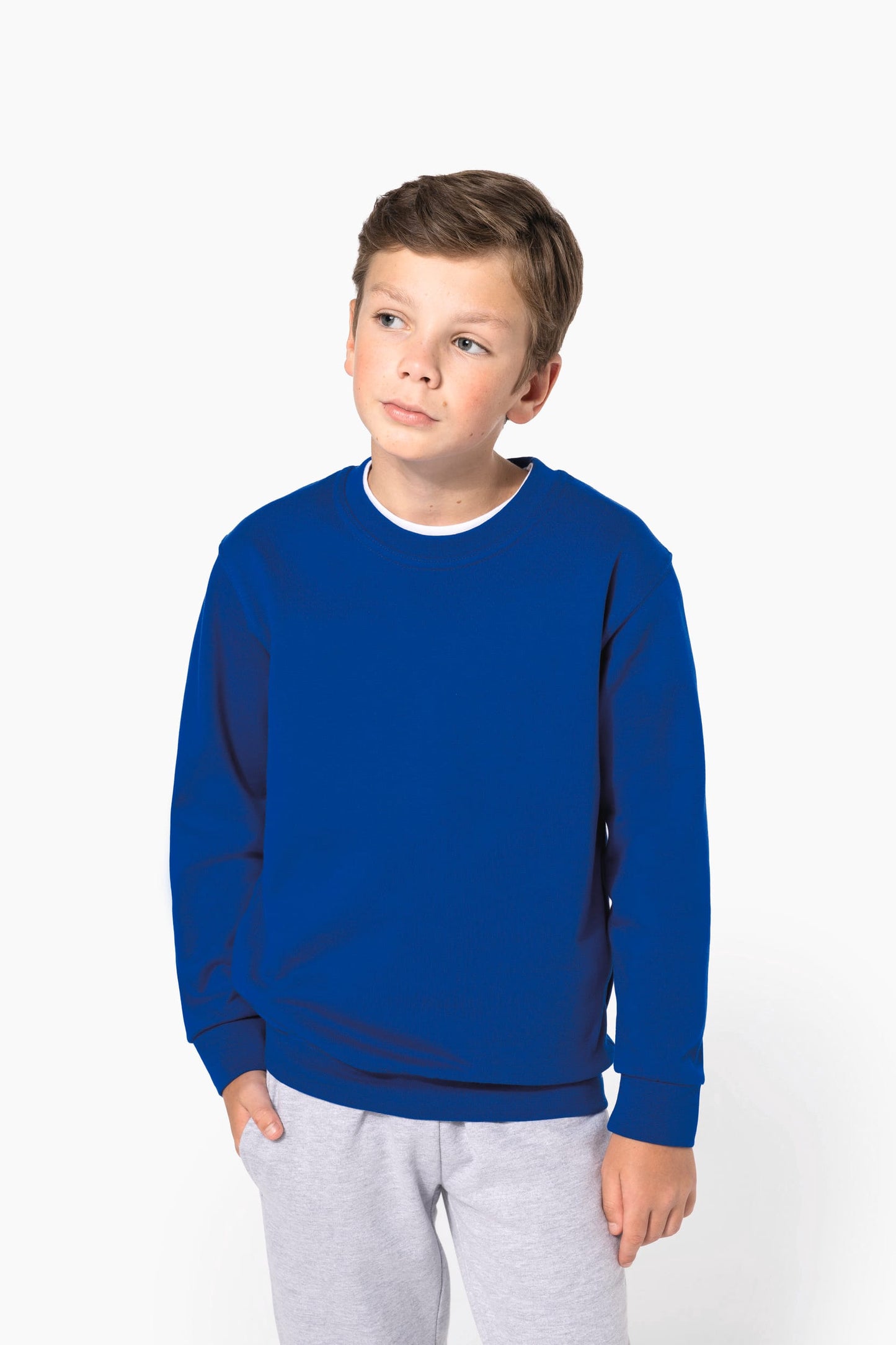K475 - Felpa bambino girocollo