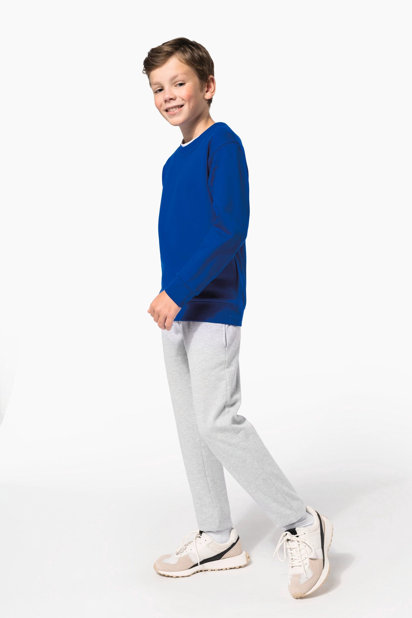 K475C - Felpa bambino girocollo