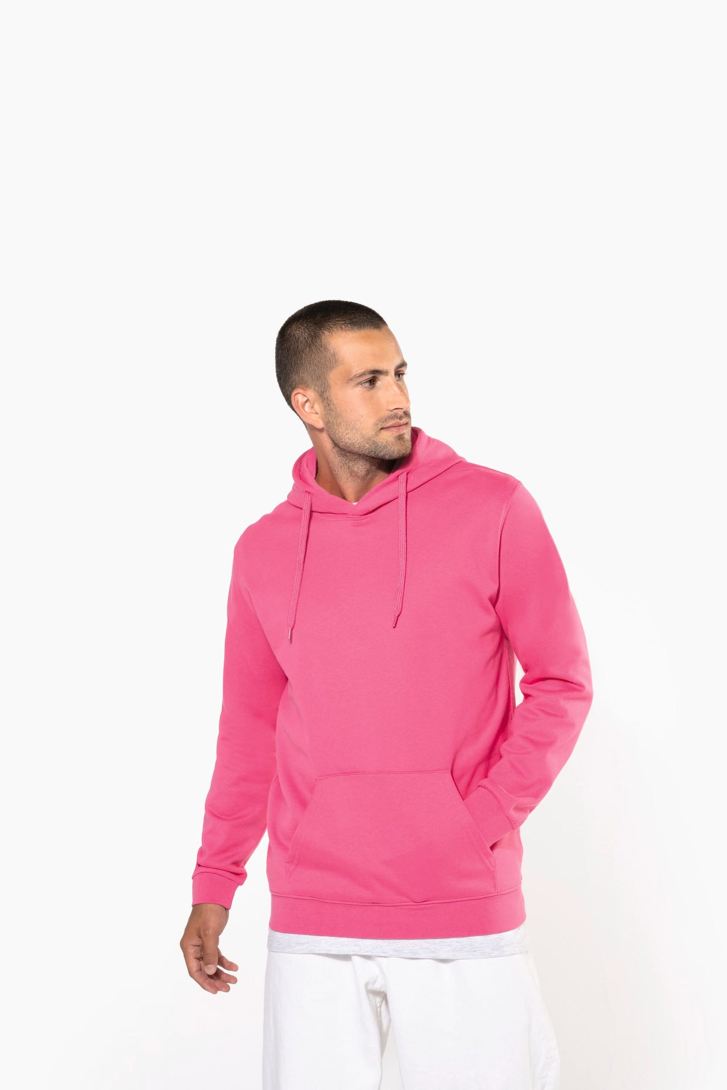 K476CC - Felpa uomo con cappuccio