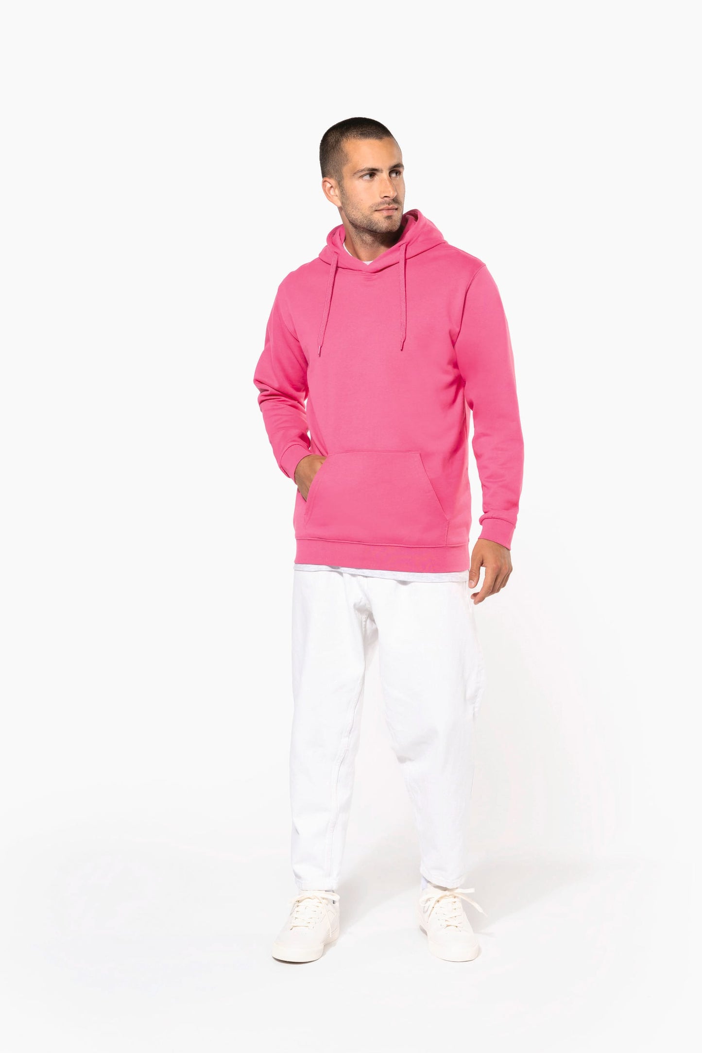 K476CC - Felpa uomo con cappuccio