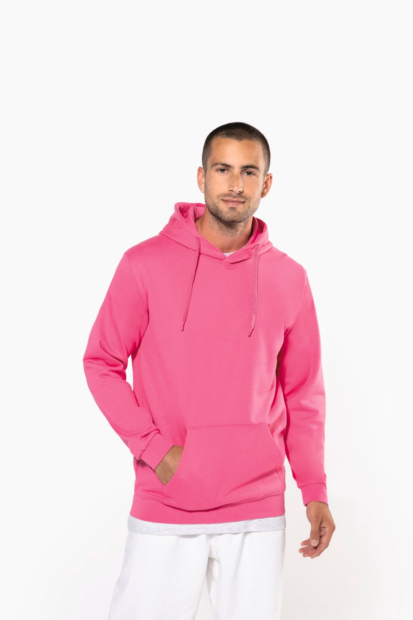 K476CC - Felpa uomo con cappuccio