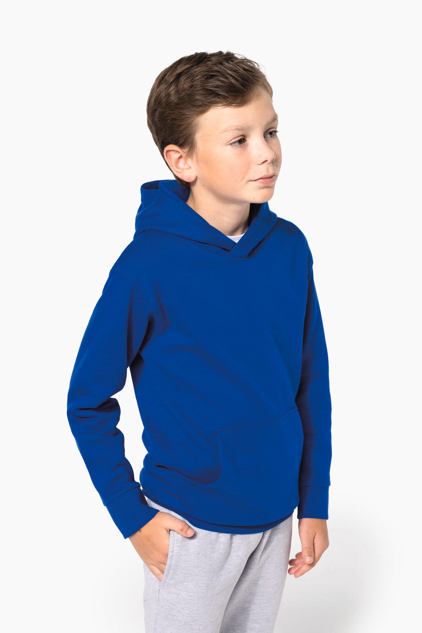 K477 - Felpa bambino con cappuccio