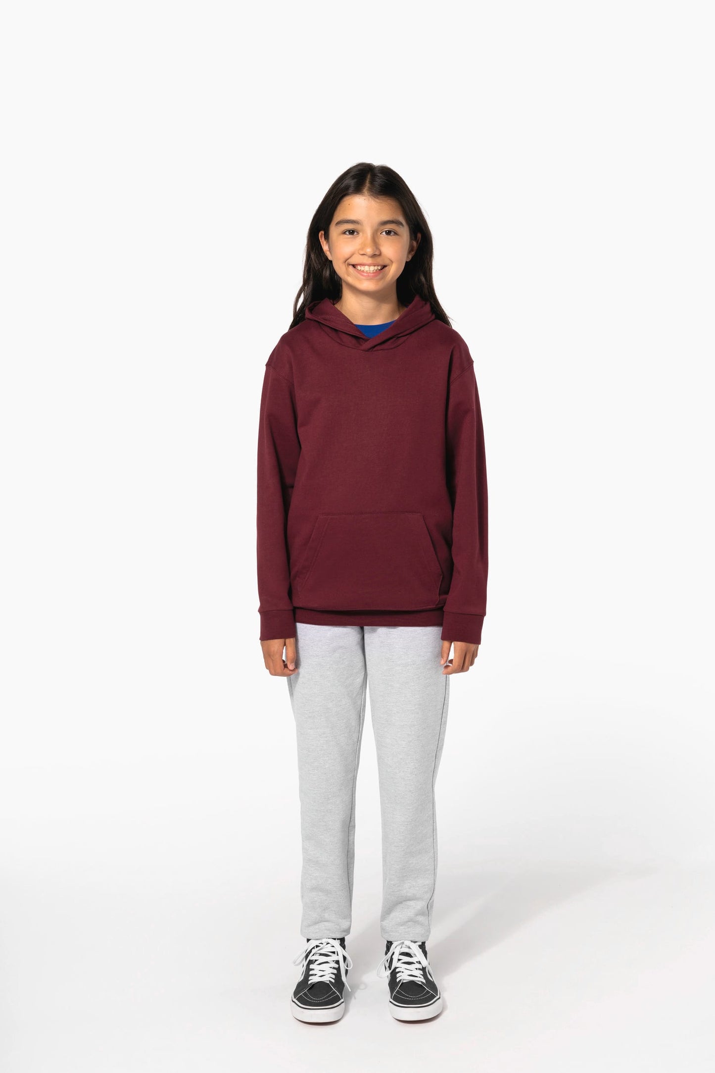 K477 - Felpa bambino con cappuccio