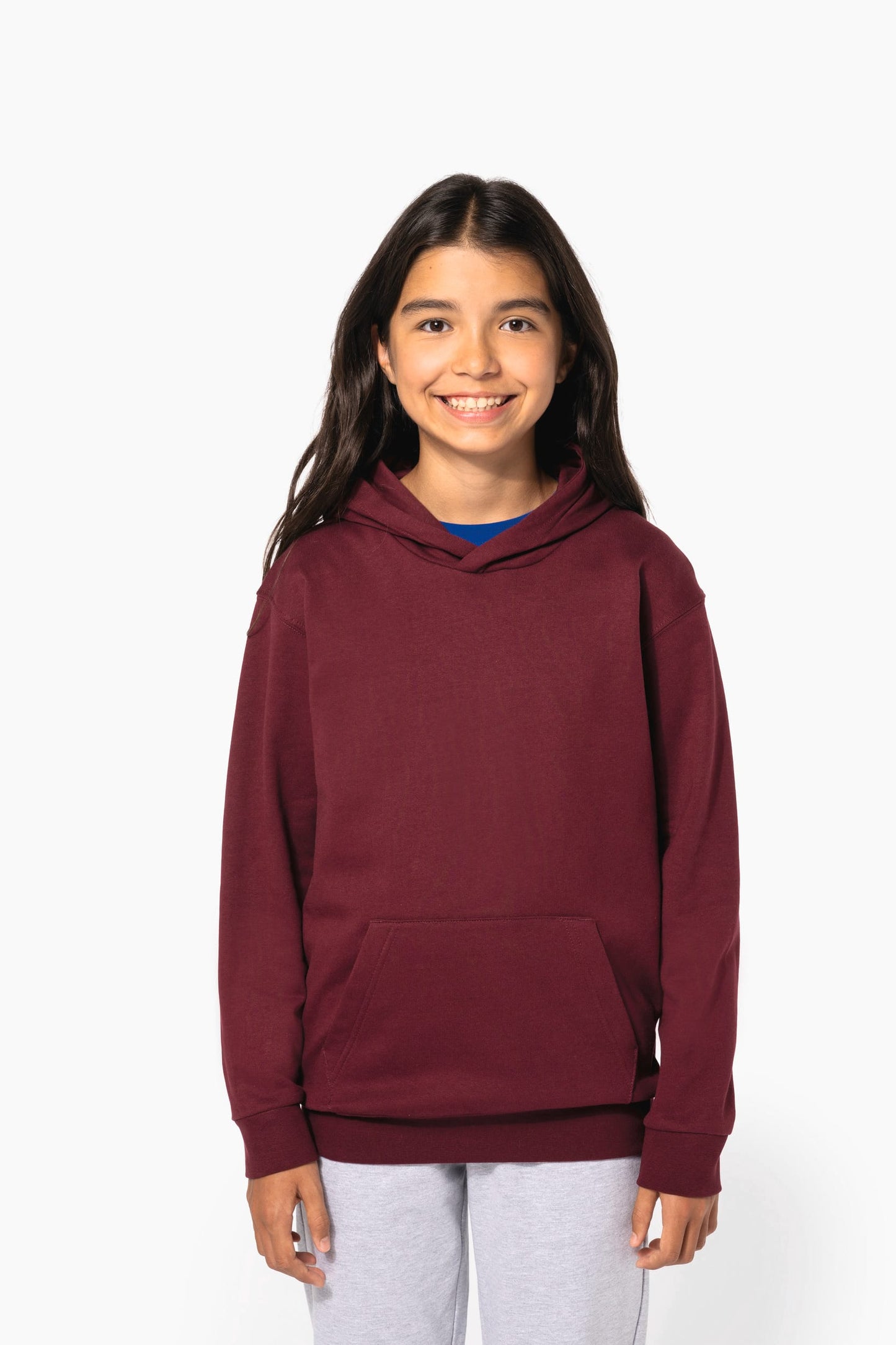 K477 - Felpa bambino con cappuccio