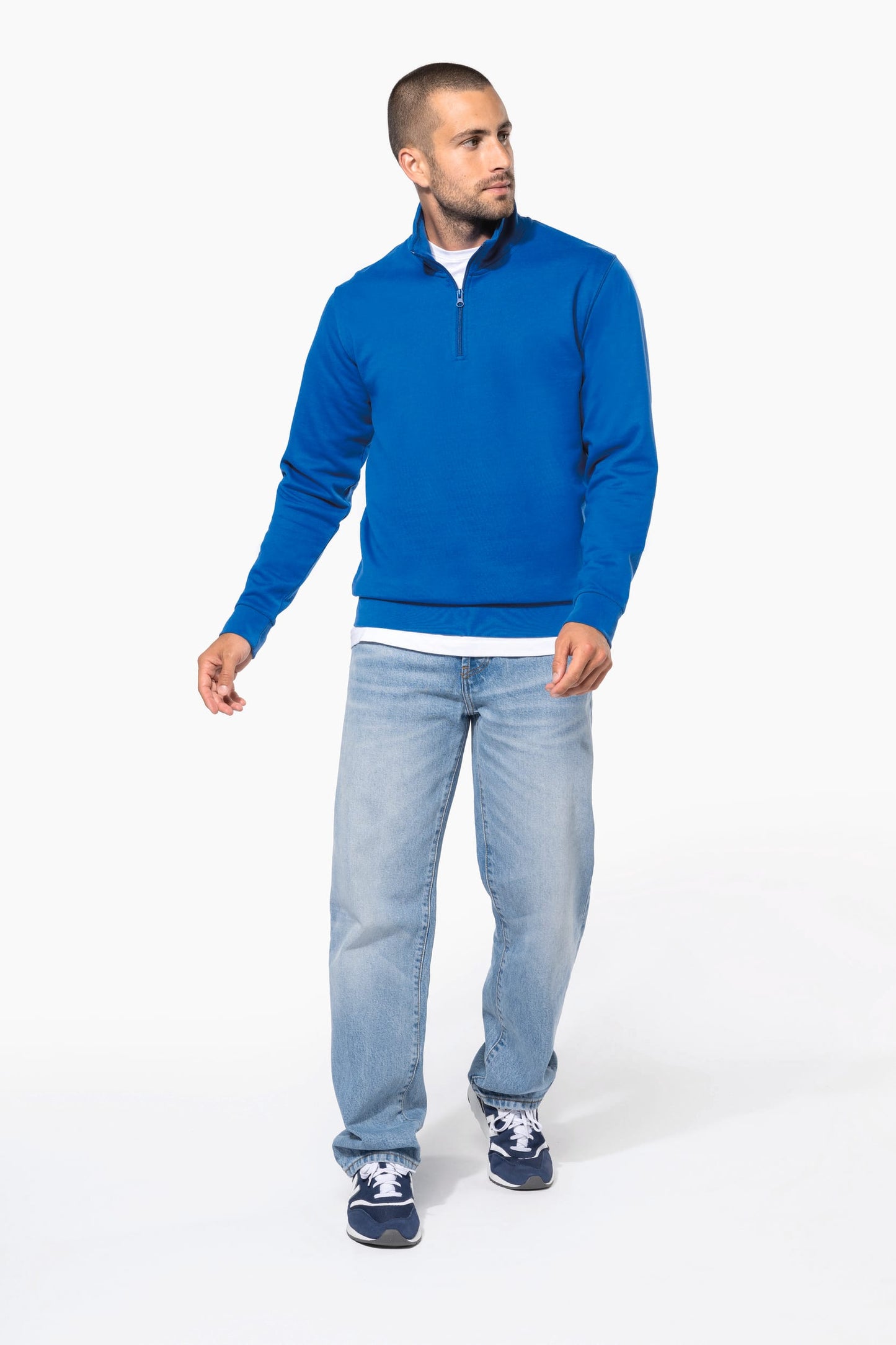 K478 - Felpa zip 1/4