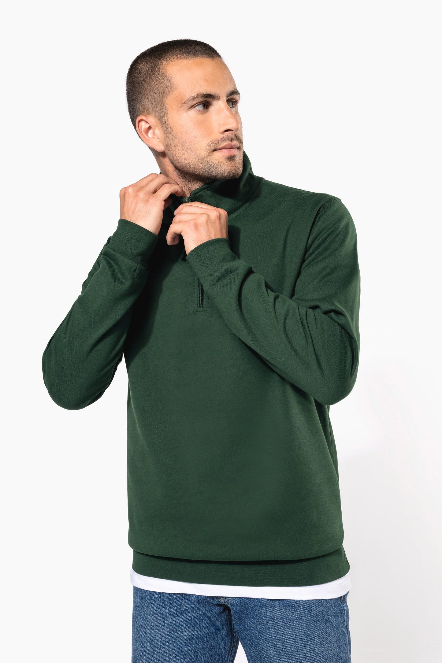 K478 - Felpa zip 1/4