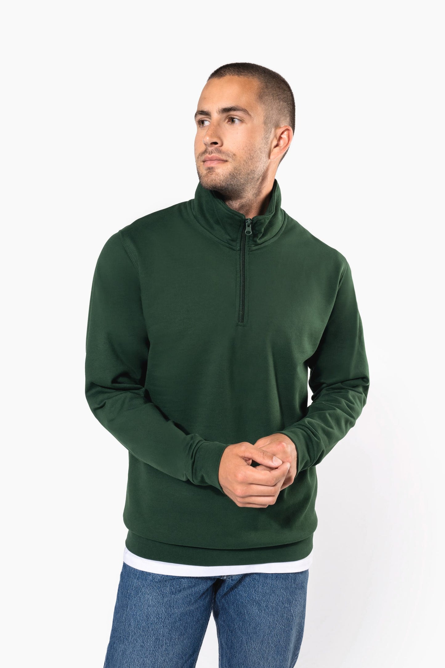 K478 - Felpa zip 1/4
