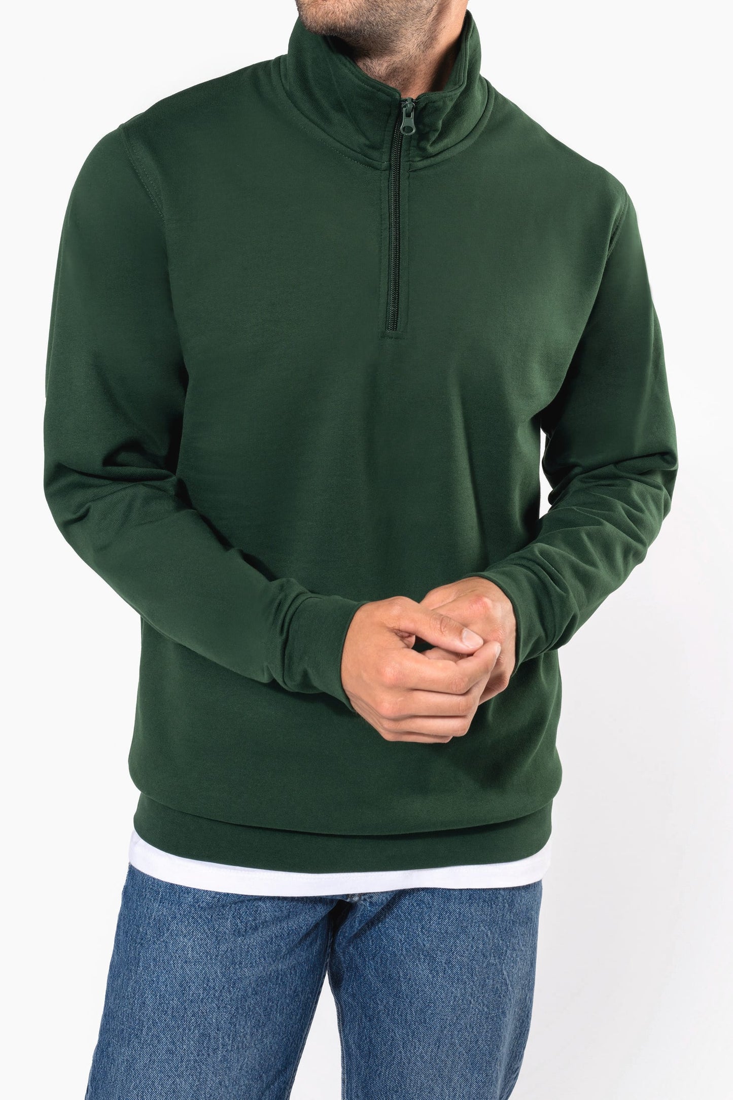 K478 - Felpa zip 1/4