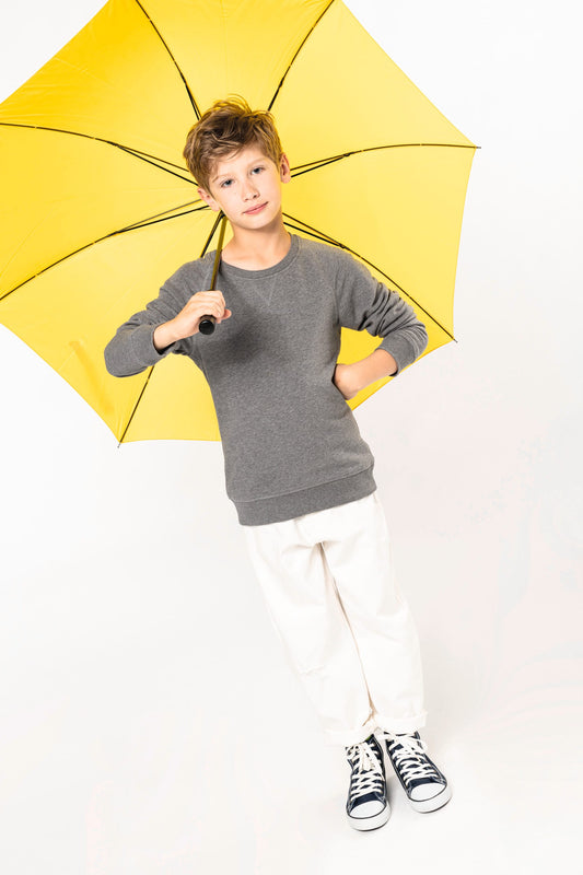 K490 - Felpa bambino bio manica raglan