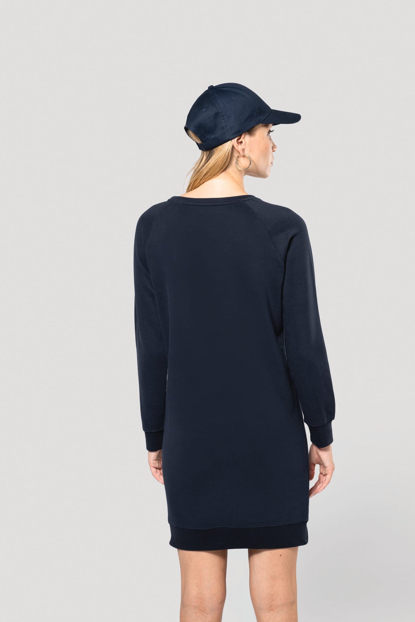 K493 - Vestito Lounge bio in felpa NON GARZATA