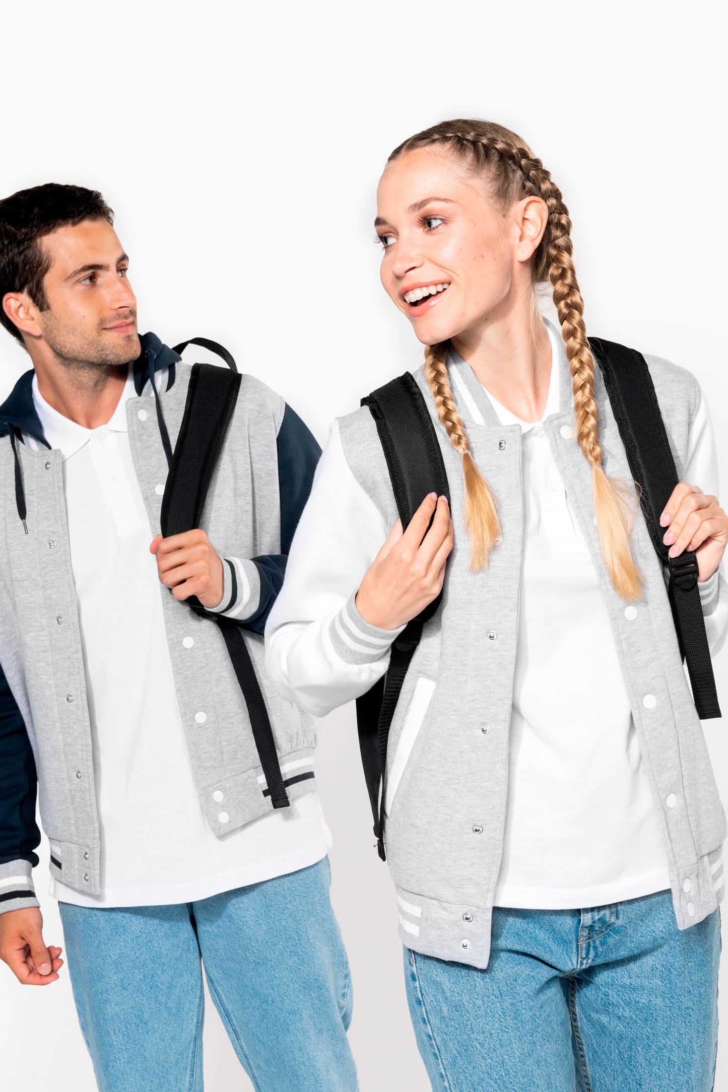 K497 - Giubbotto in felpa Teddy unisex
