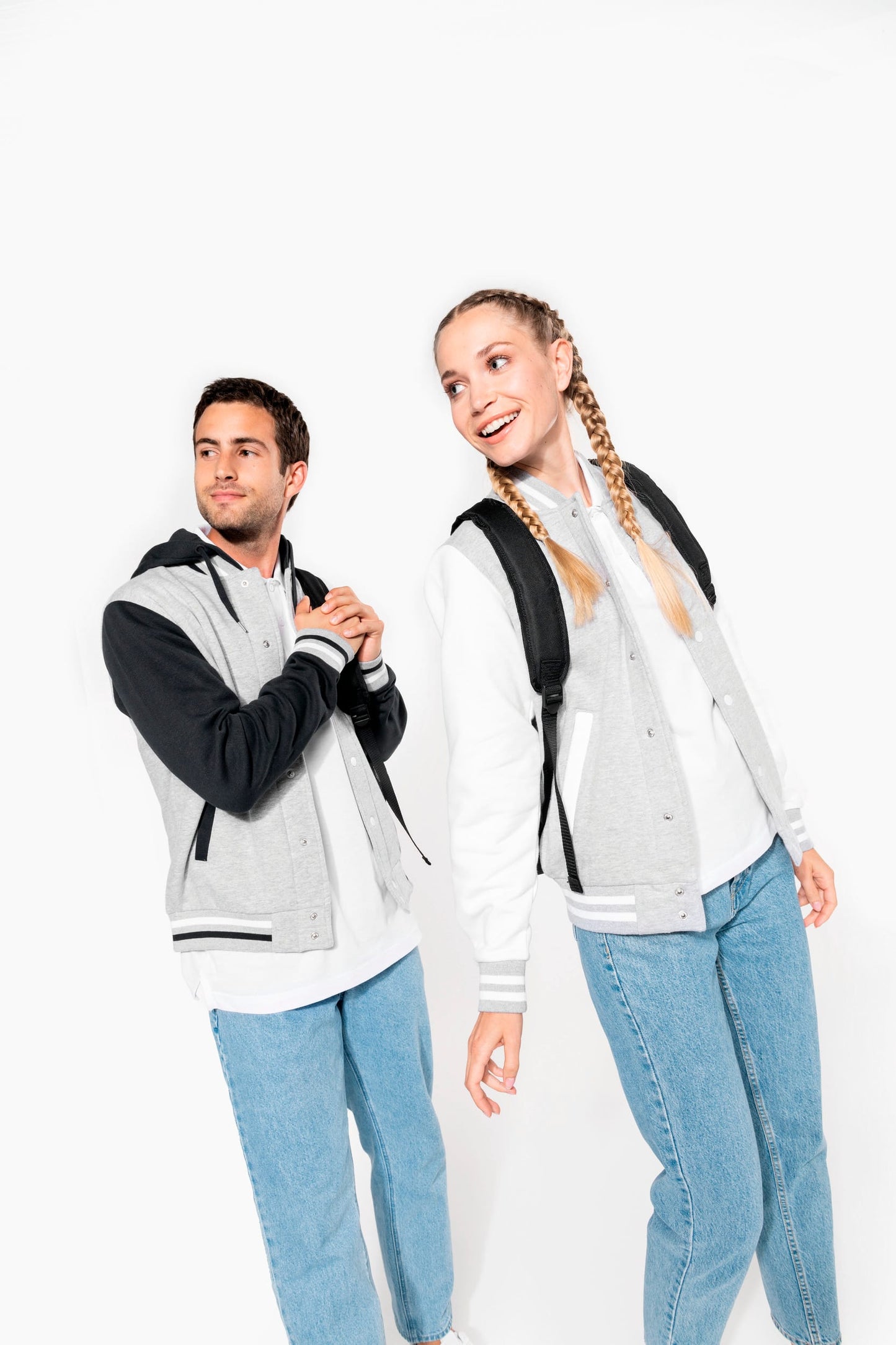 K497 - Giubbotto in felpa Teddy unisex
