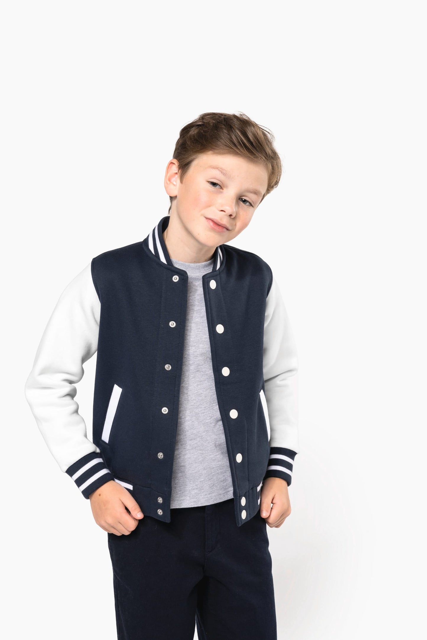 K498 - Giubbotto in felpa Teddy bambino