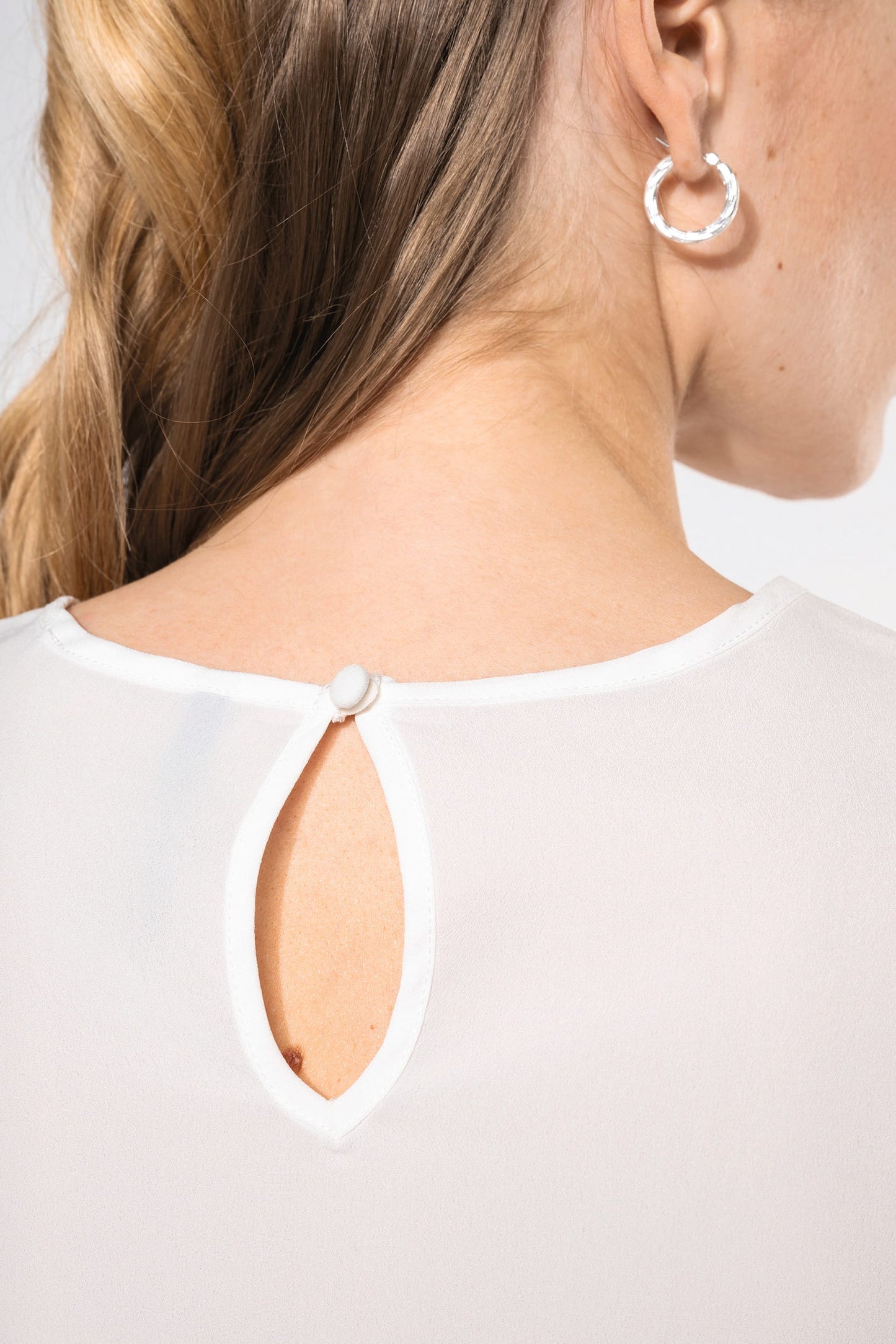 K5002 - Blusa donna crêpe manica corta