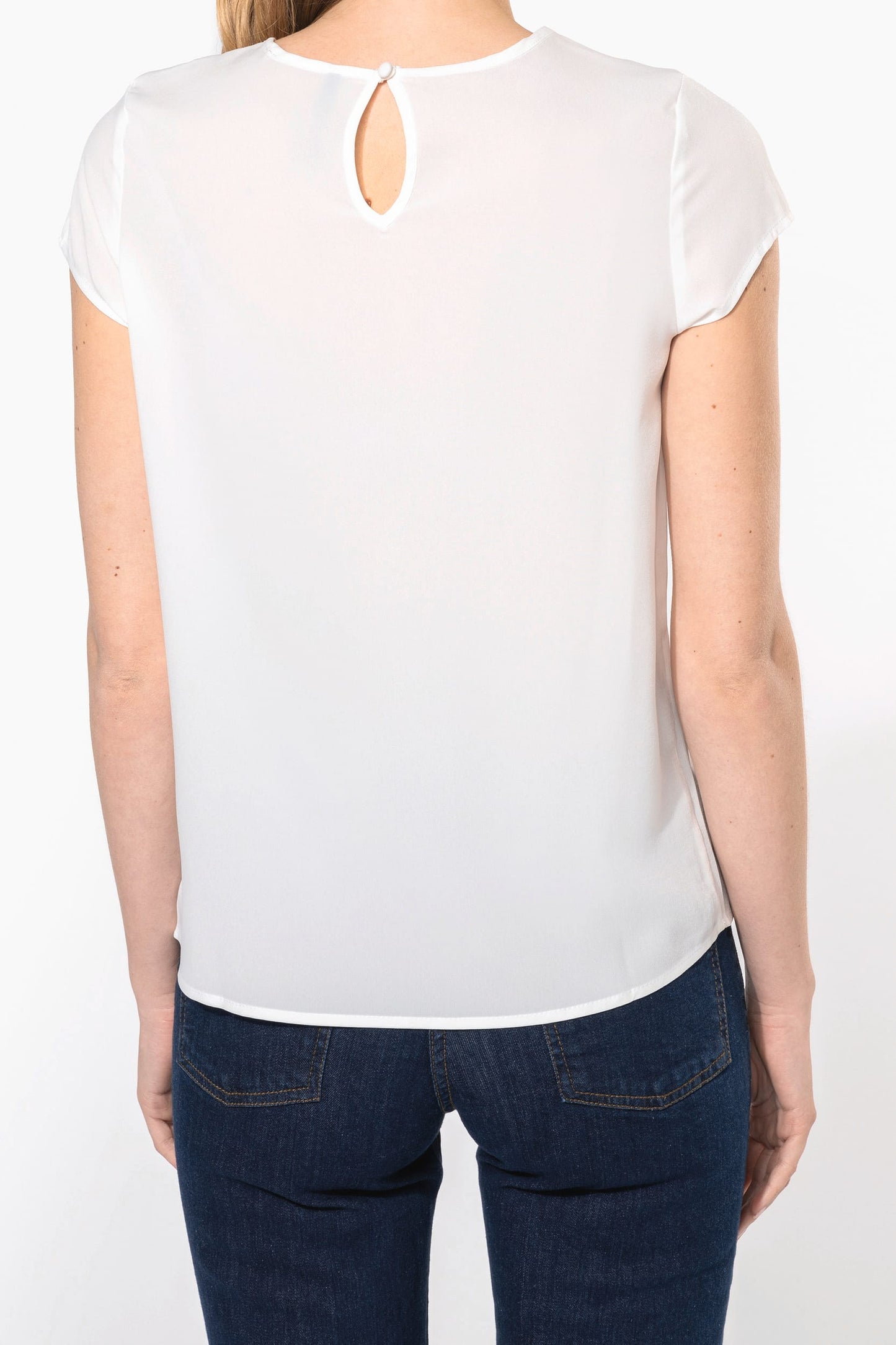 K5002 - Blusa donna crêpe manica corta