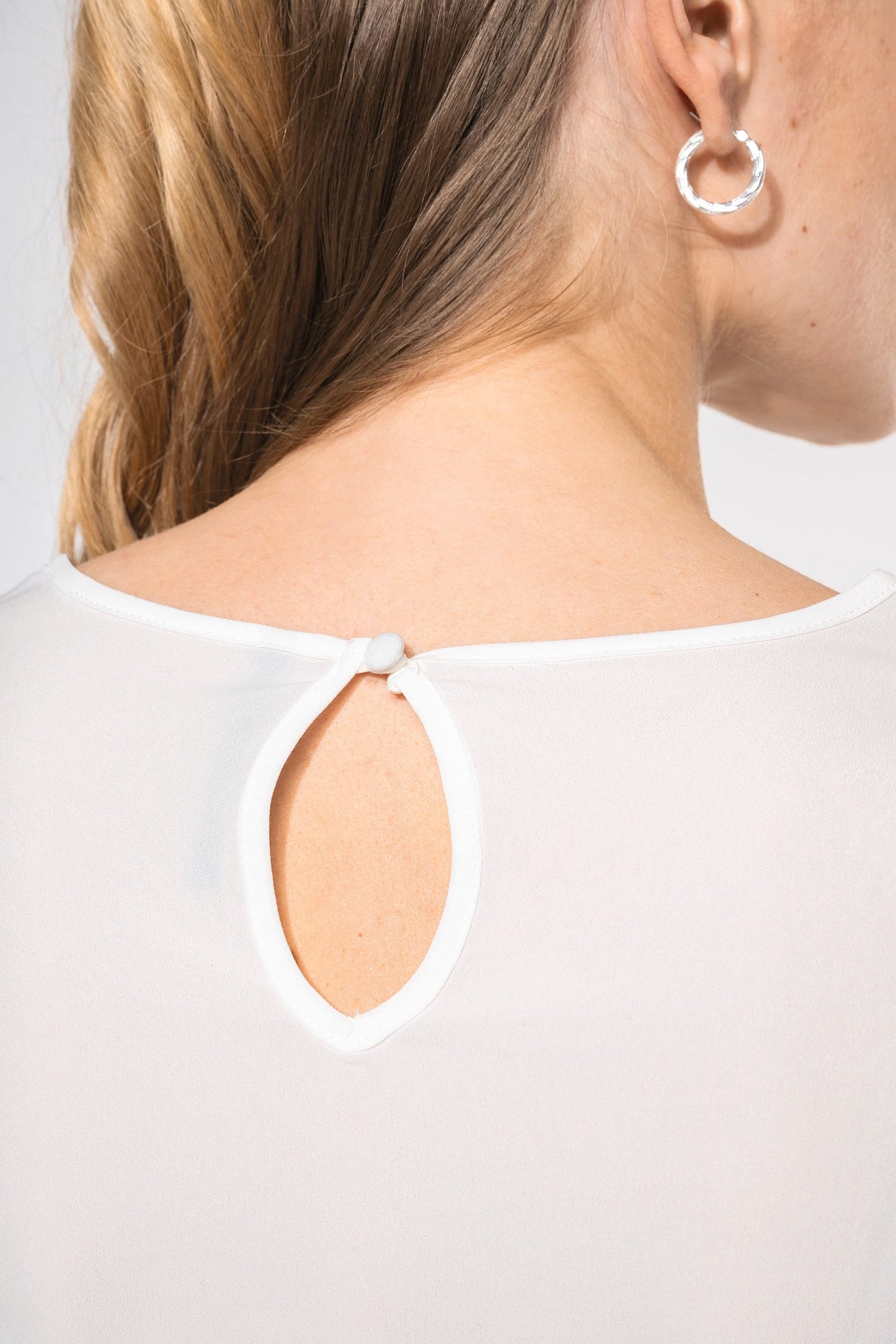 K5003 - Blusa donna crêpe manica lunga