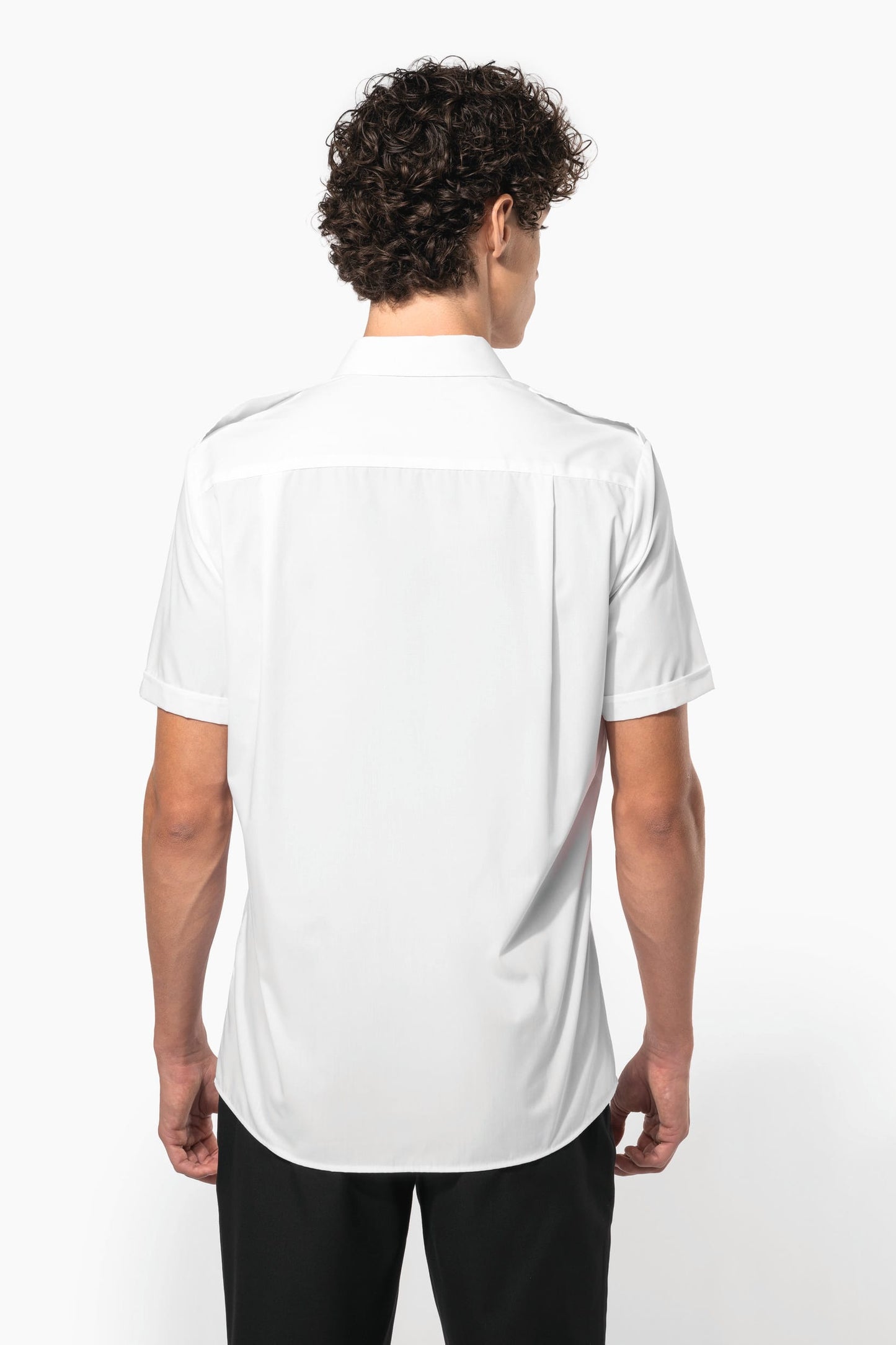 K503 - Camicia pilota uomo manica corta