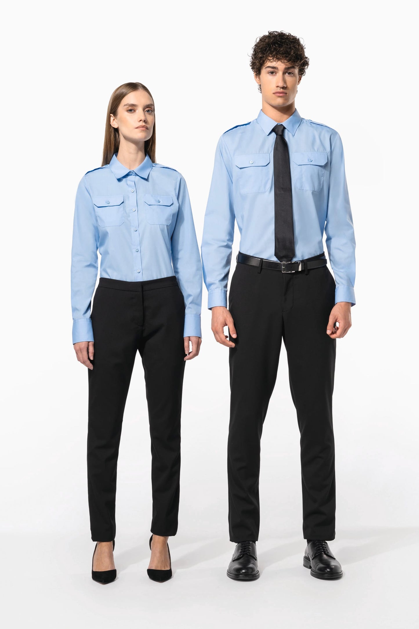 K505 - Camicia pilota uomo manica lunga