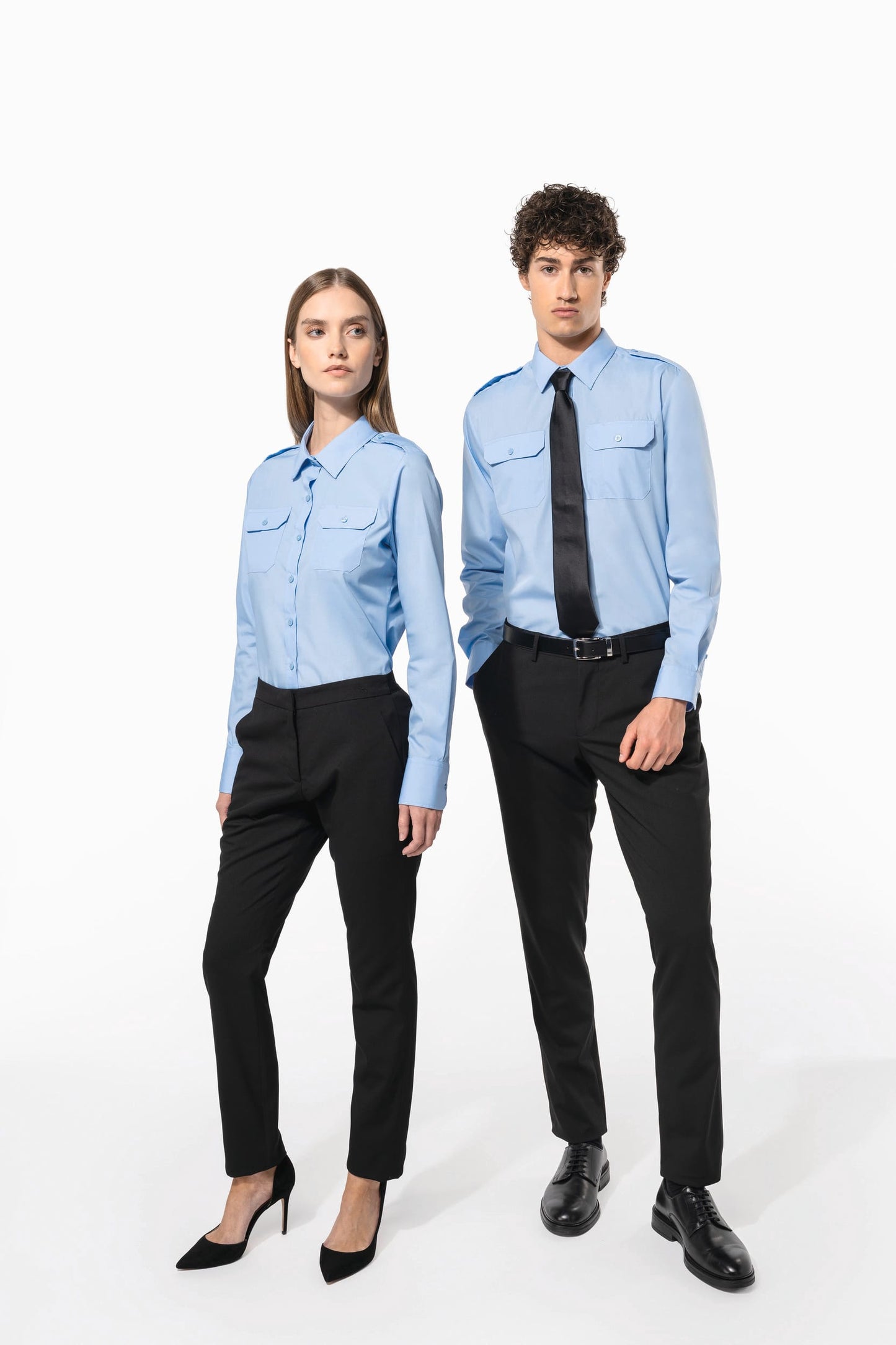 K506 - Camicia pilota donna manica lunga