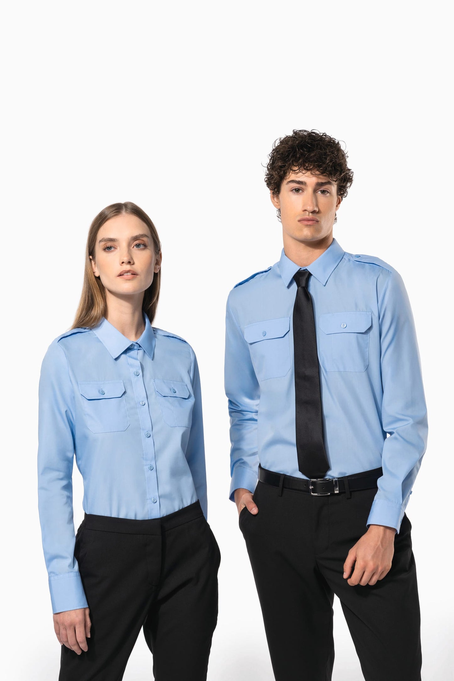 K506 - Camicia pilota donna manica lunga