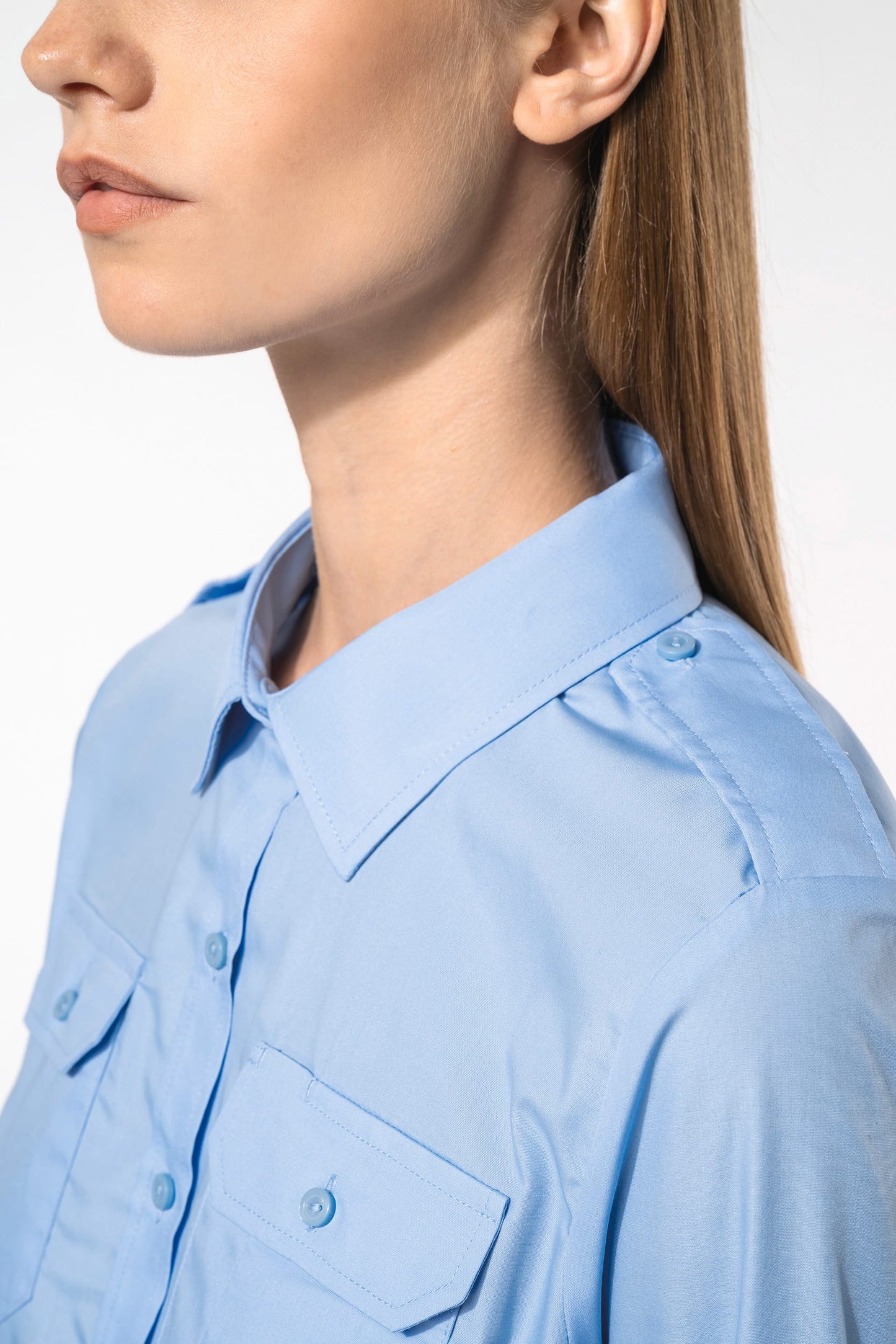 K506 - Camicia pilota donna manica lunga