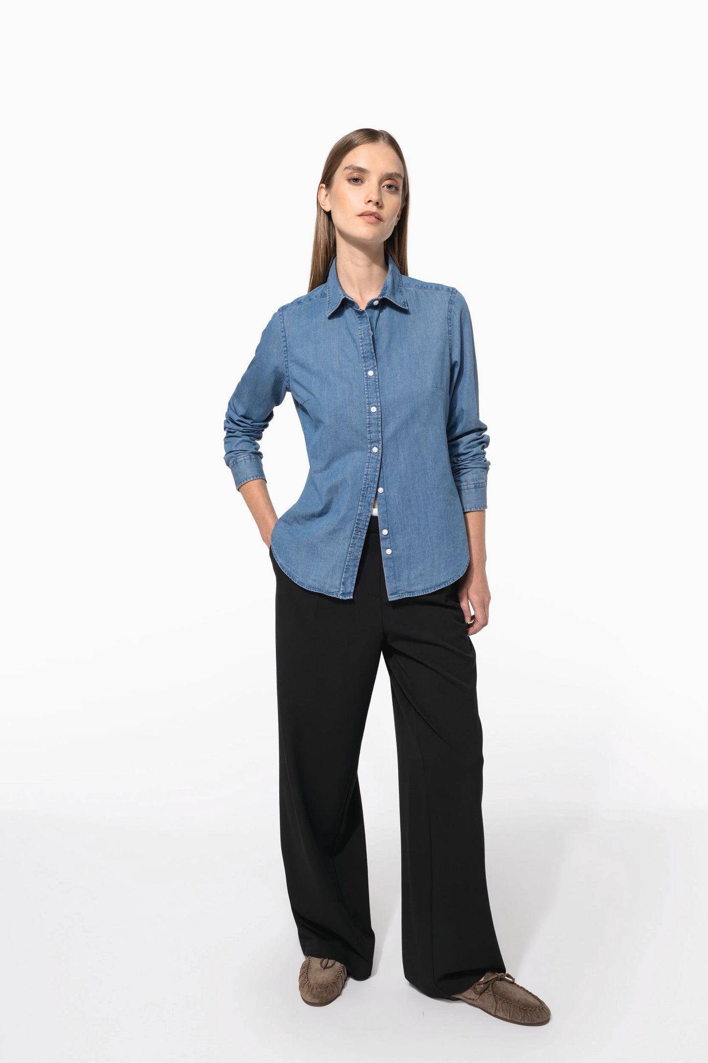 K509 - Camicia Denim donna