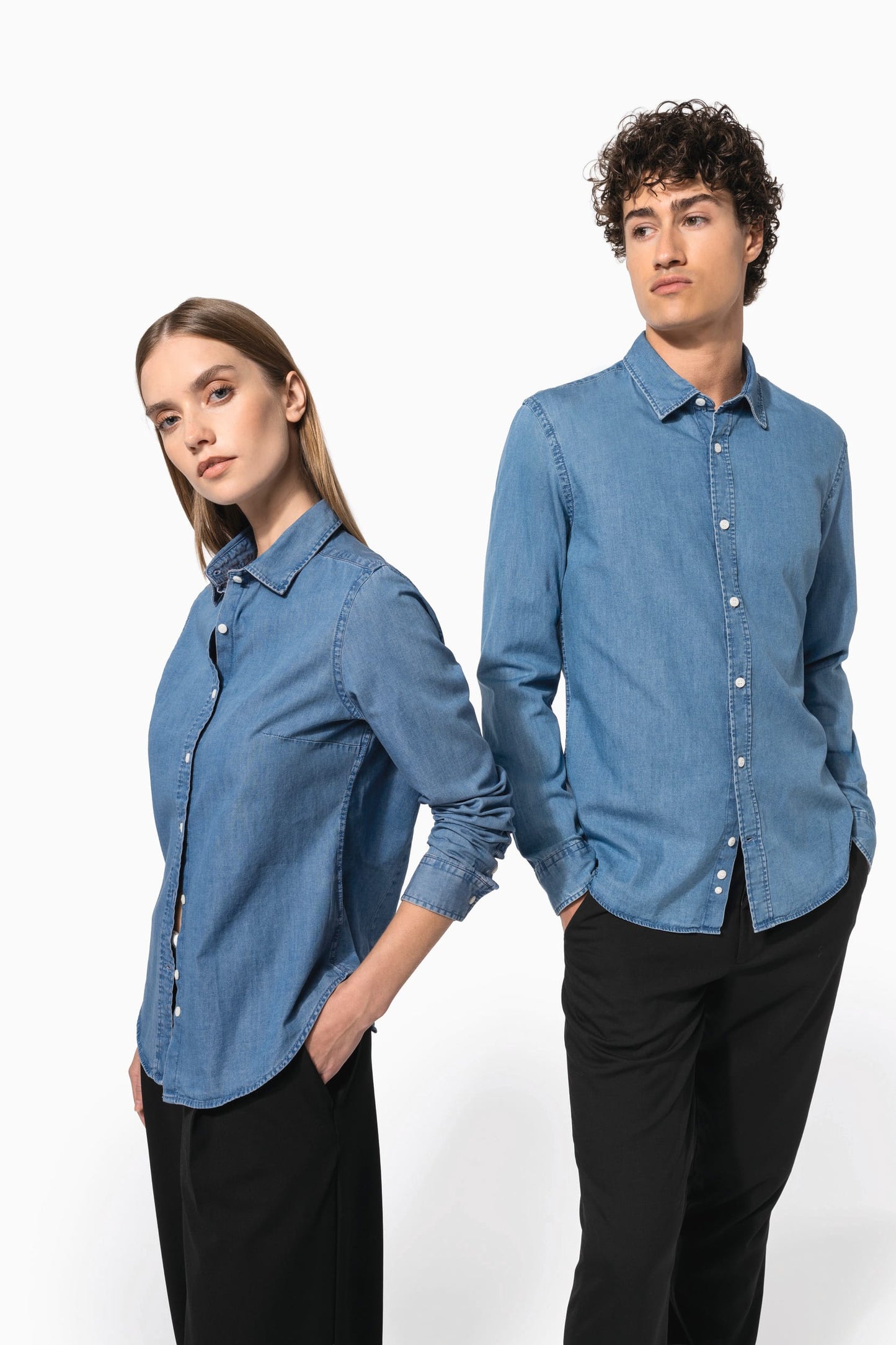 K509 - Camicia Denim donna