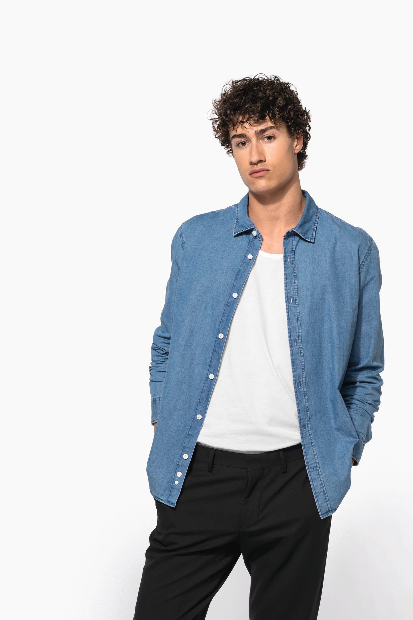 K512 - Camicia Denim uomo